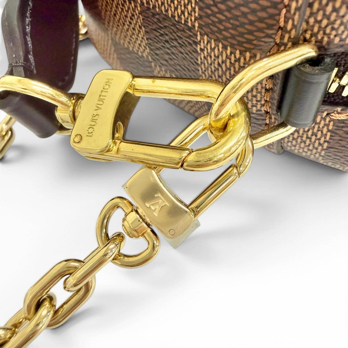 Louis Vuitton Brown Damier Canvas Shoulder Bag (Pre-Owned)