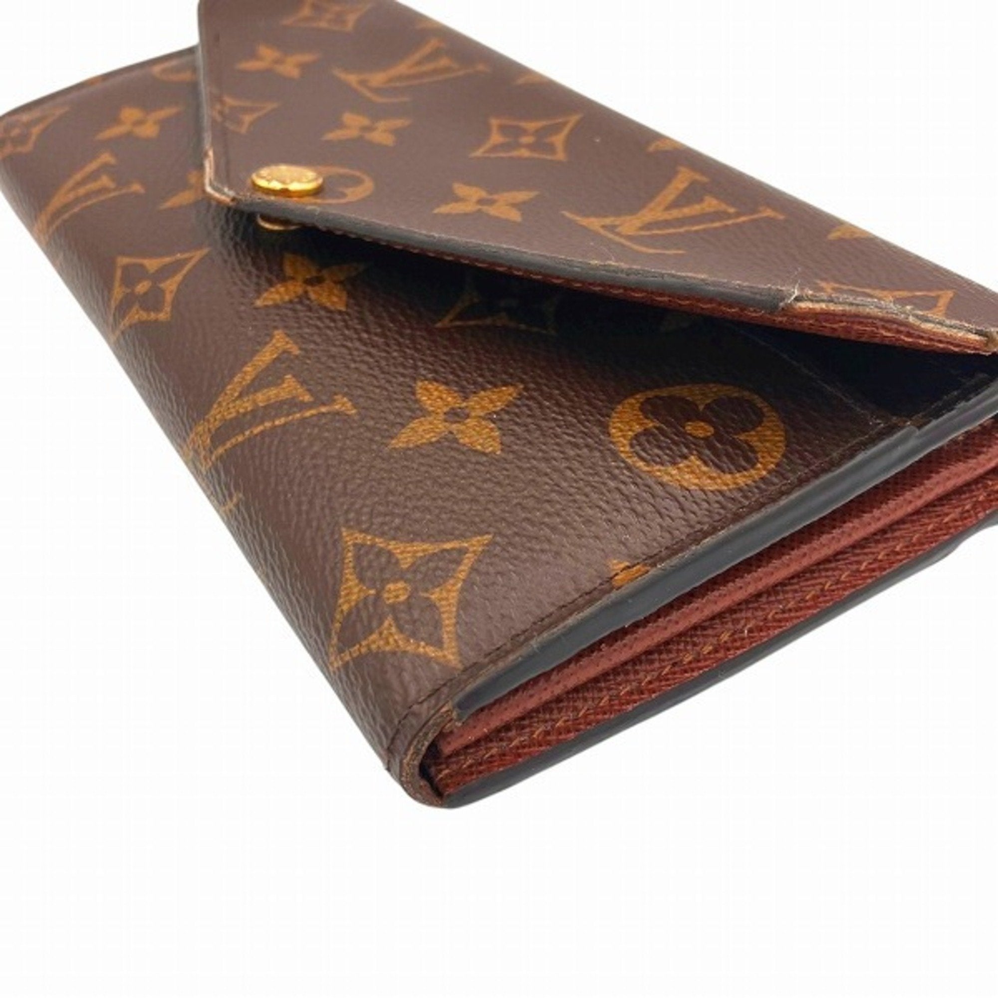 Louis Vuitton Monogram Brown Monogram Long Wallet (Bi-Fold) (Pre-Owned)