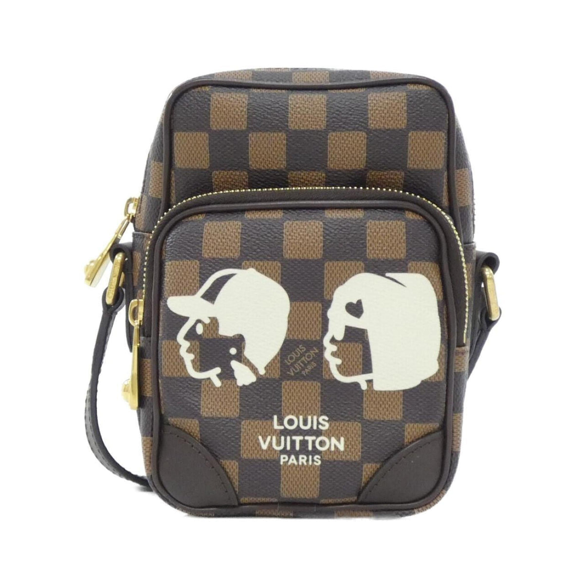 Louis Vuitton Ebene Coated Canvas Shoulder Bag (Pre-Owned)