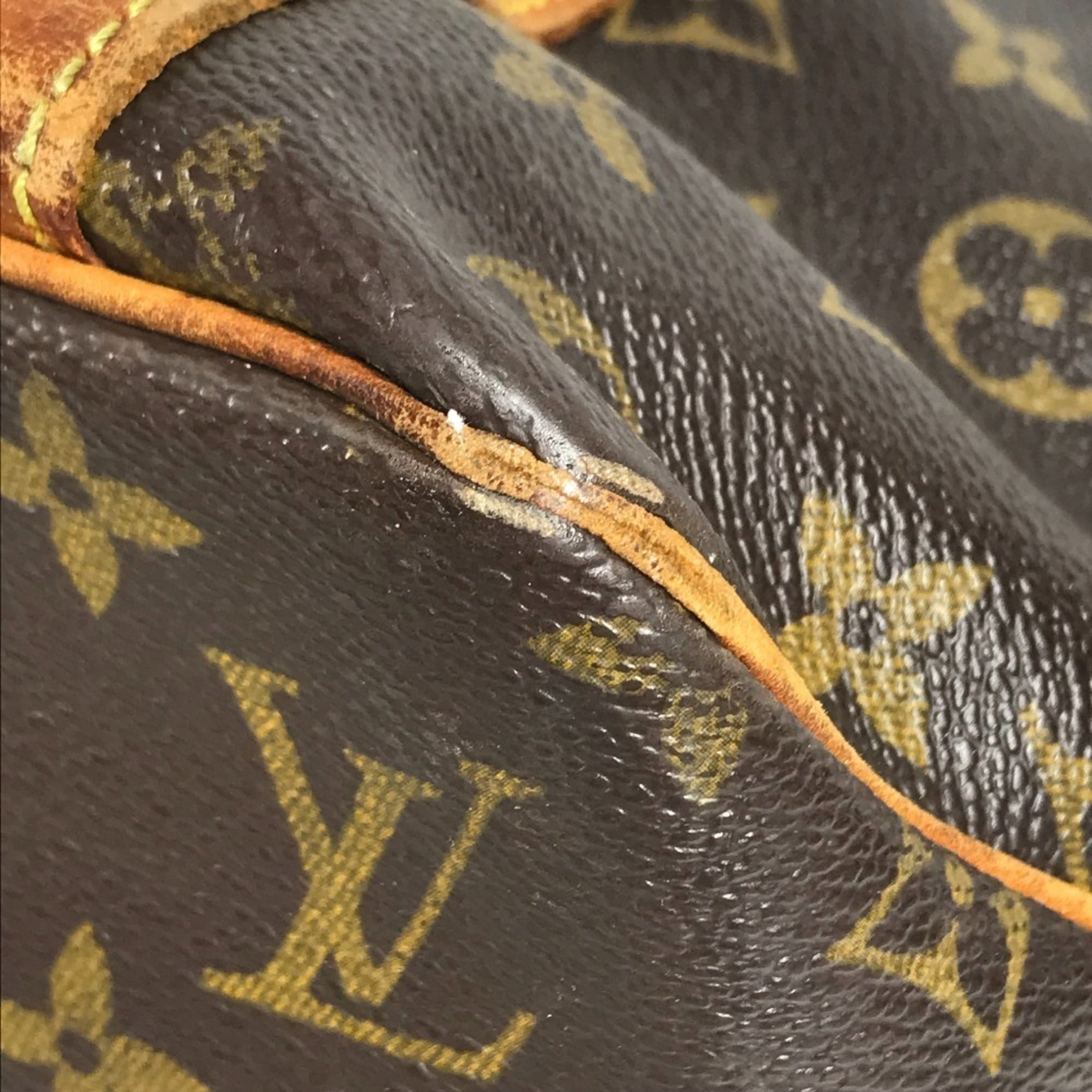 Louis Vuitton Brown Galle Monogram Shoulder Bag Tote Bag (Pre-Owned)