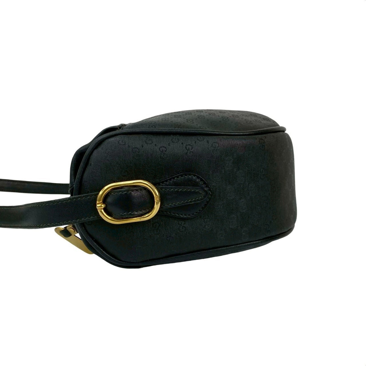 Gucci Black Leather Pvc Pochette Shoulder Bag (Pre-Owned)