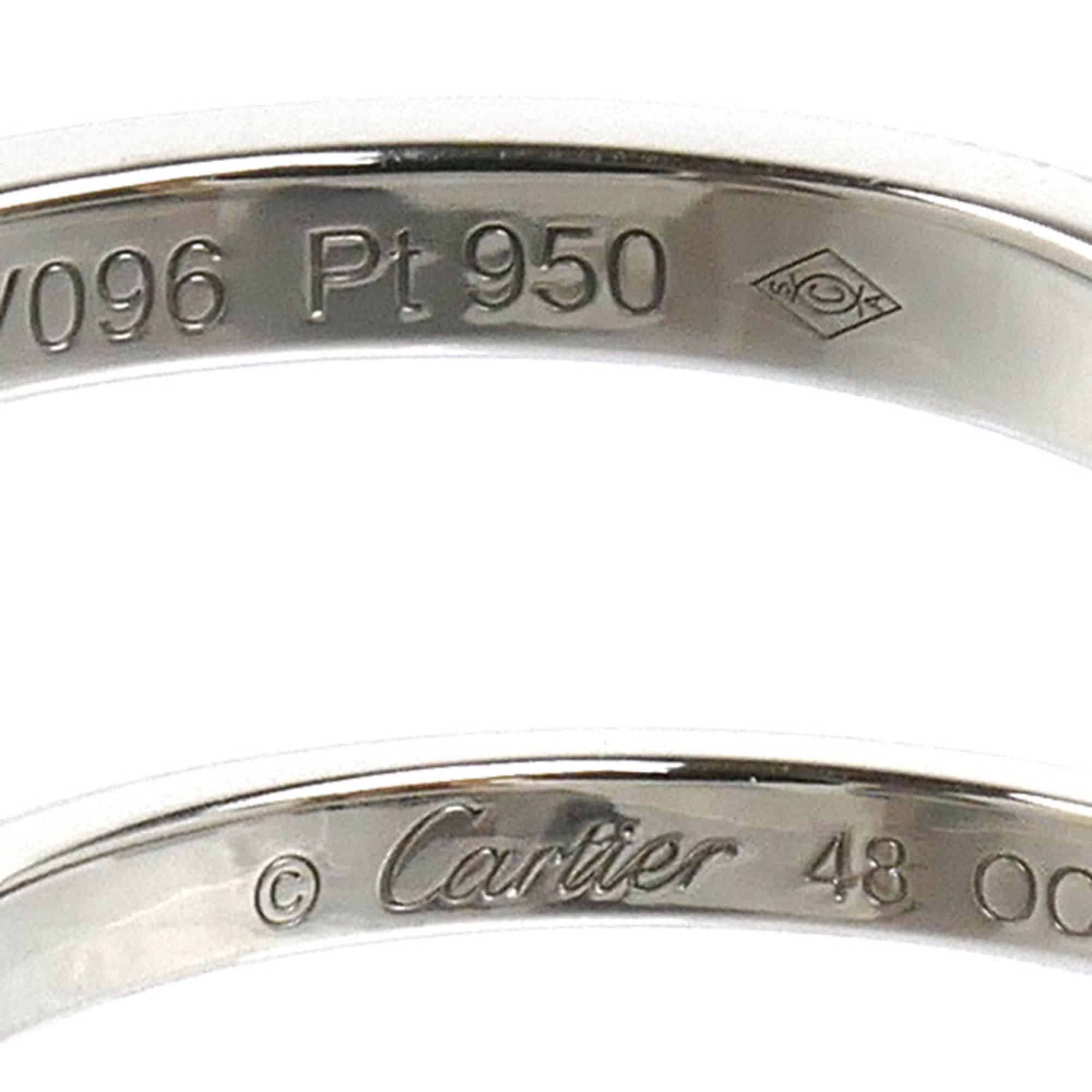 Cartier Platinum 950 Band Ring (Pre-Owned)