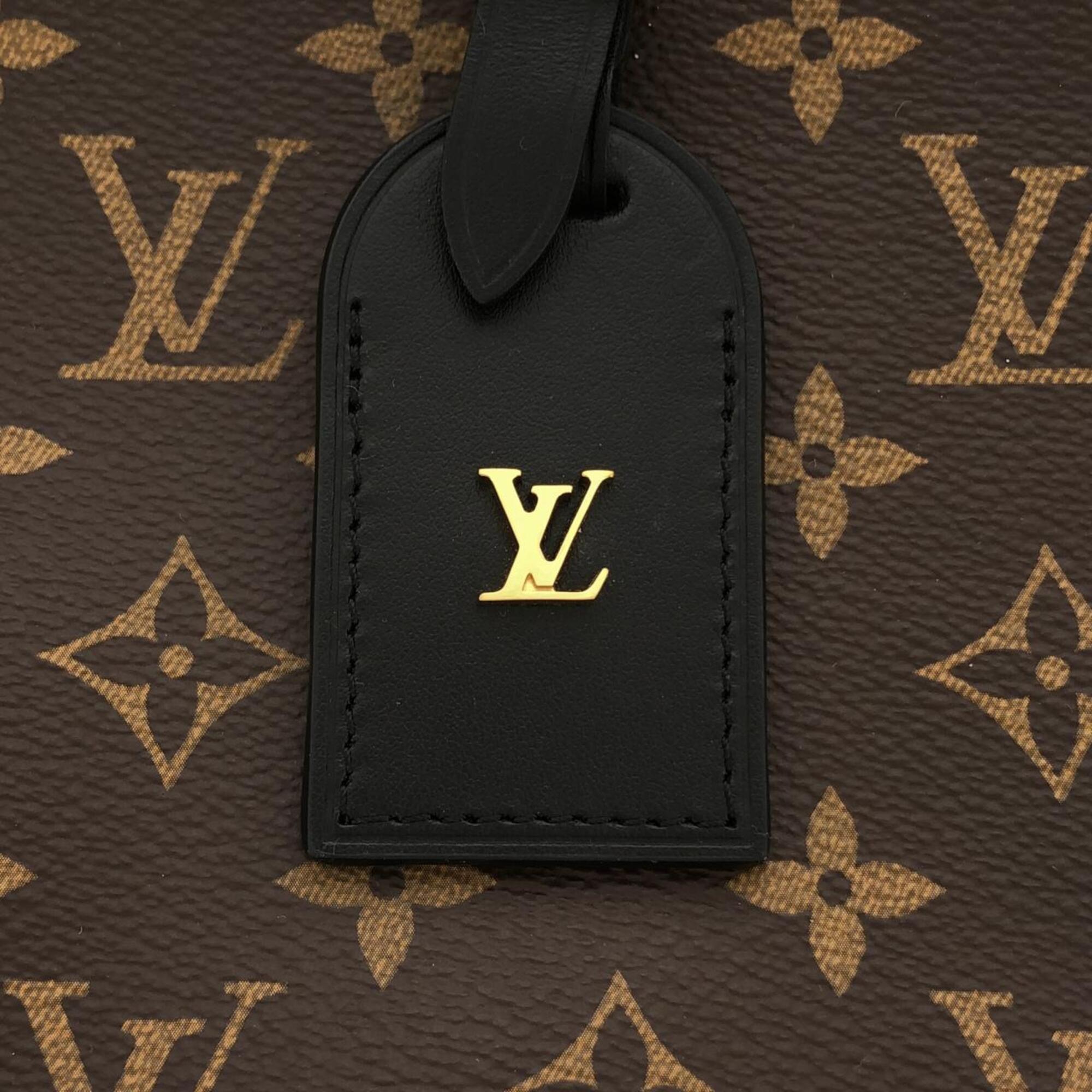 Louis Vuitton Brown Coated Canvas Shoulder Bag (Pre-Owned)