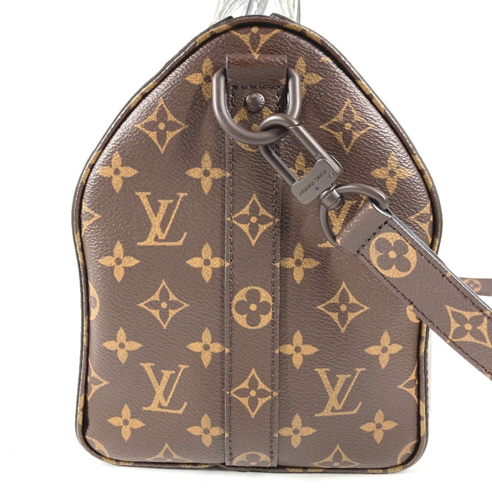 Louis Vuitton Brown Metallic Monogram Monogram Boston Bag Handbag Shoulder Bag (Pre-Owned)