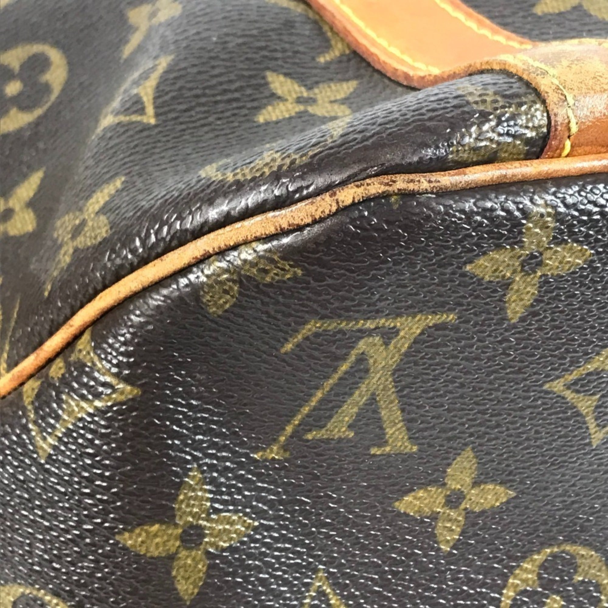 Louis Vuitton Brown Galle Monogram Shoulder Bag Tote Bag (Pre-Owned)