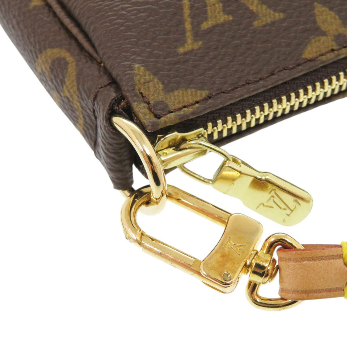 Louis Vuitton Brown Monogram Monogram Handbag Pochette Pouch (Pre-Owned)