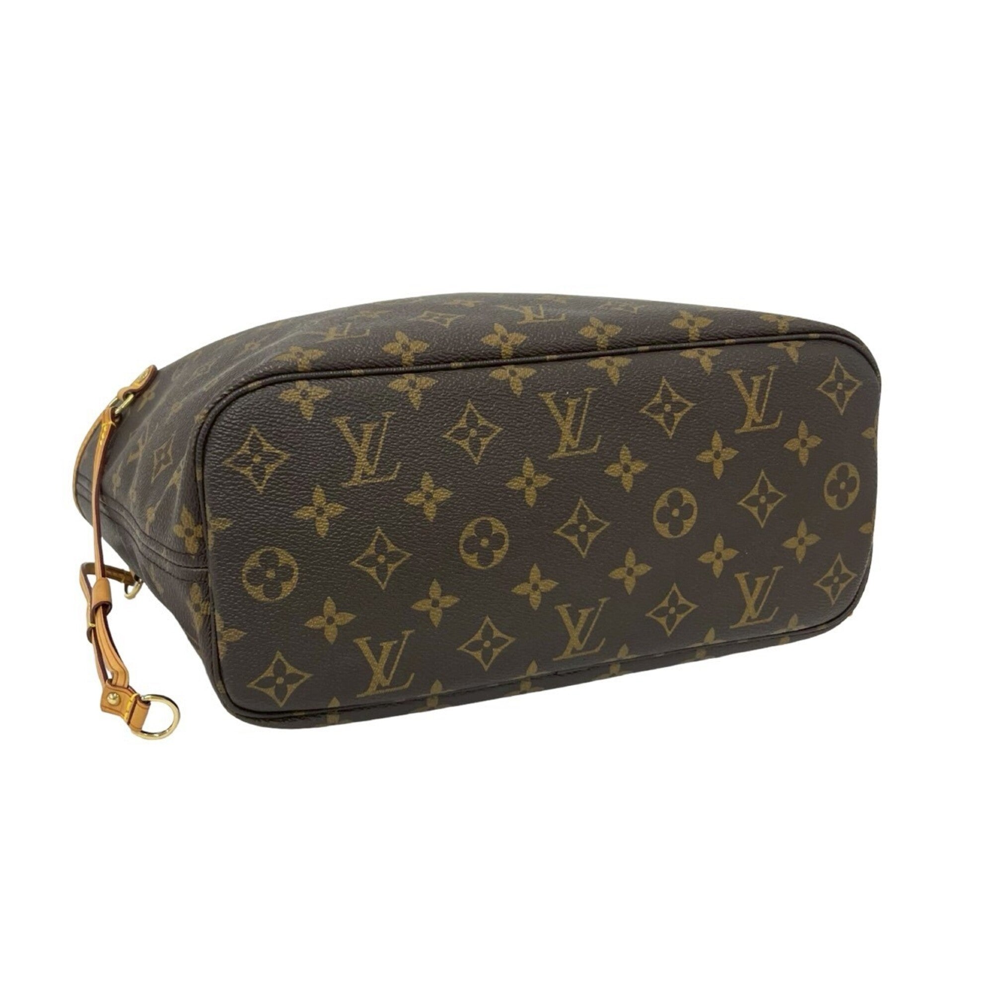 Louis Vuitton Brown Leather Pvc Handbag Tote Bag (Pre-Owned)