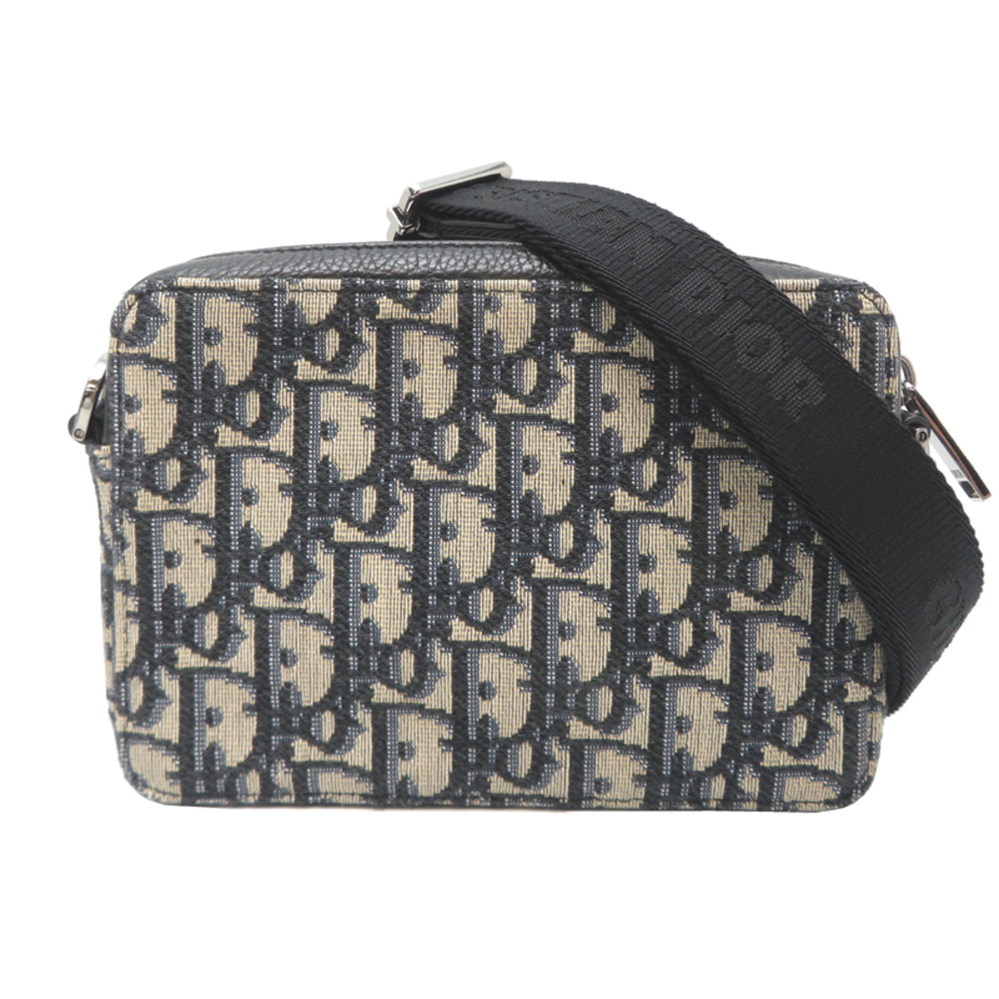 Christian Dior Black Fabric Leather Shoulder Bag (Pre-Owned)