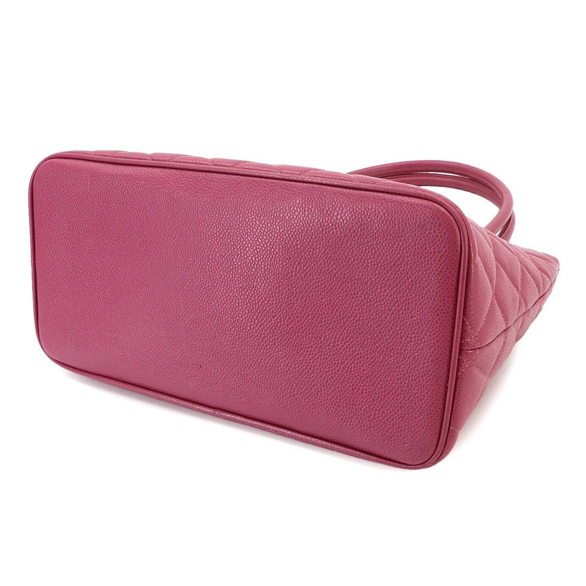 Chanel Pink Grained Calfskin Handbag Tote Bag (Pre-Owned)