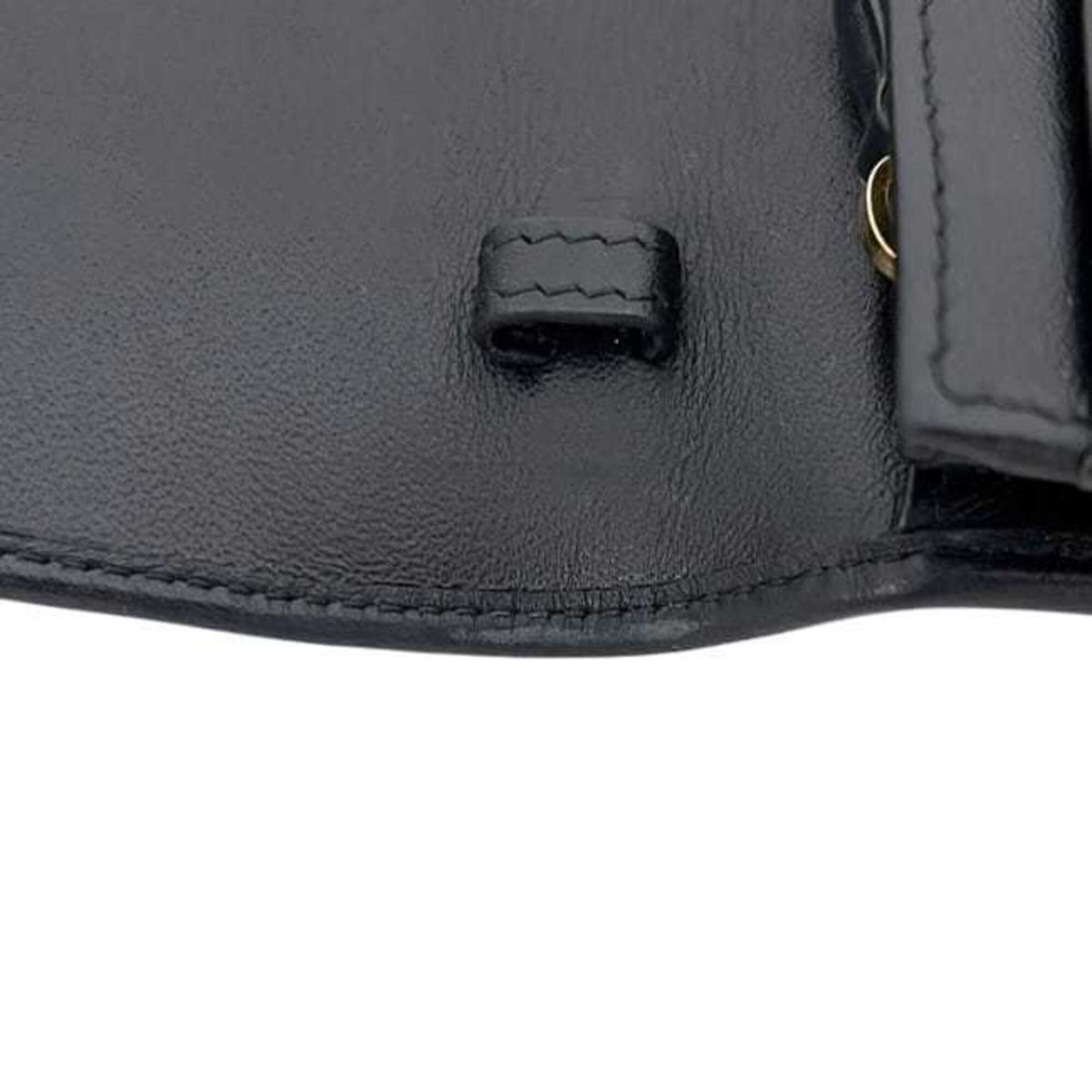 Prada Black Nero Nylon Leather Quilting Chain/Shoulder Wallet (Pre-Owned)