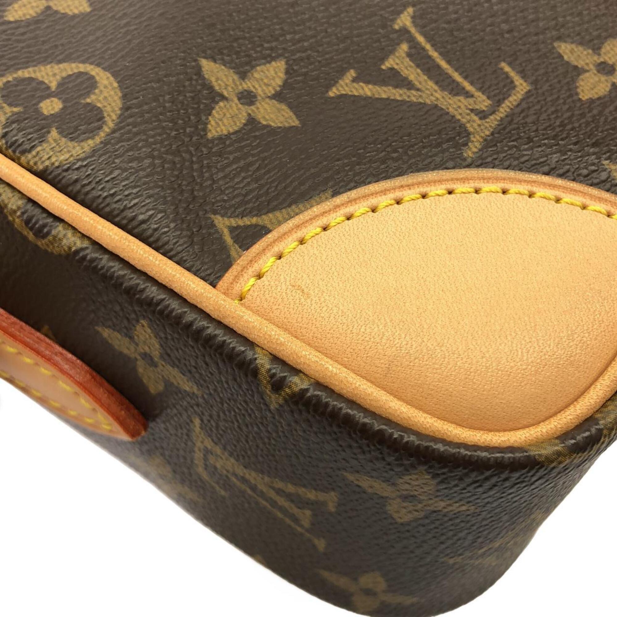Louis Vuitton Marron Monogram Coated Canvas Shoulder Bag (Pre-Owned)