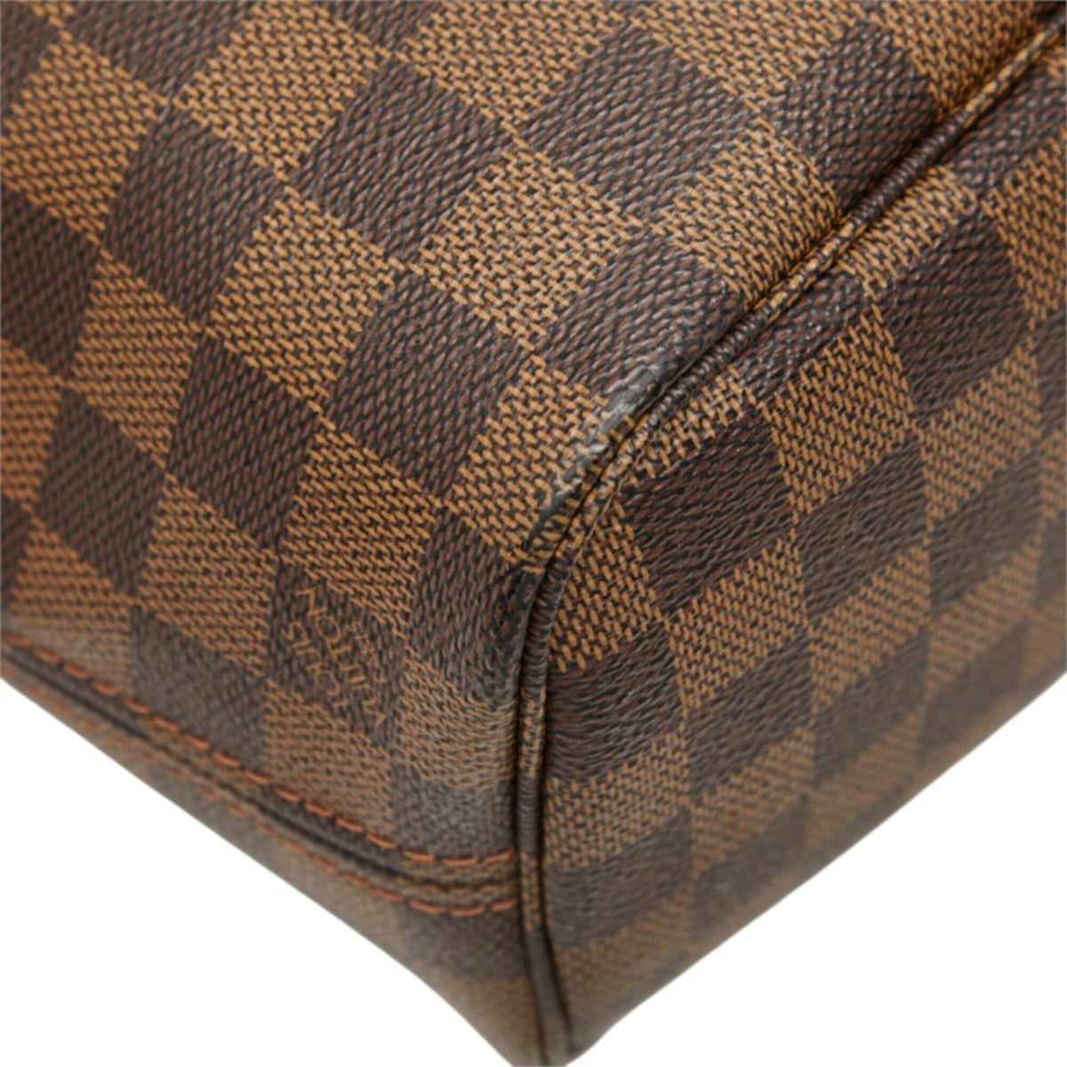 Louis Vuitton Damier Brown Cerise Red Color Pvc Leather Shoulder Bag Tote Bag (Pre-Owned)