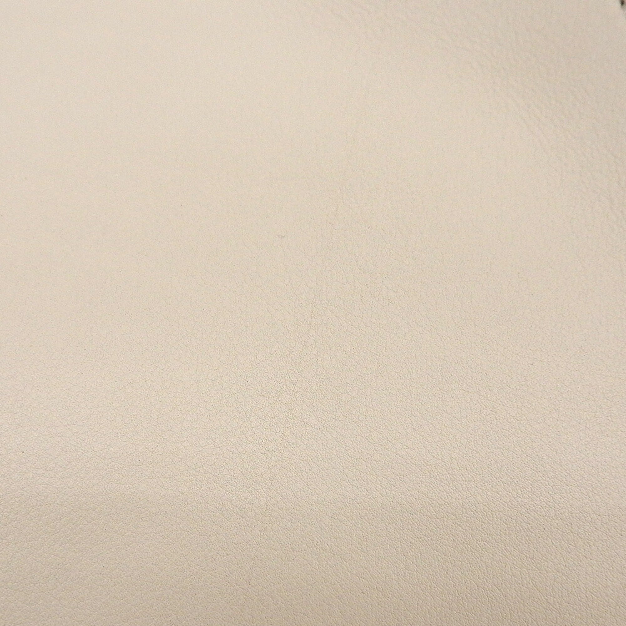 Fendi Peekaboo Cream Leather Handbag Shoulder Bag (Pre-Owned)