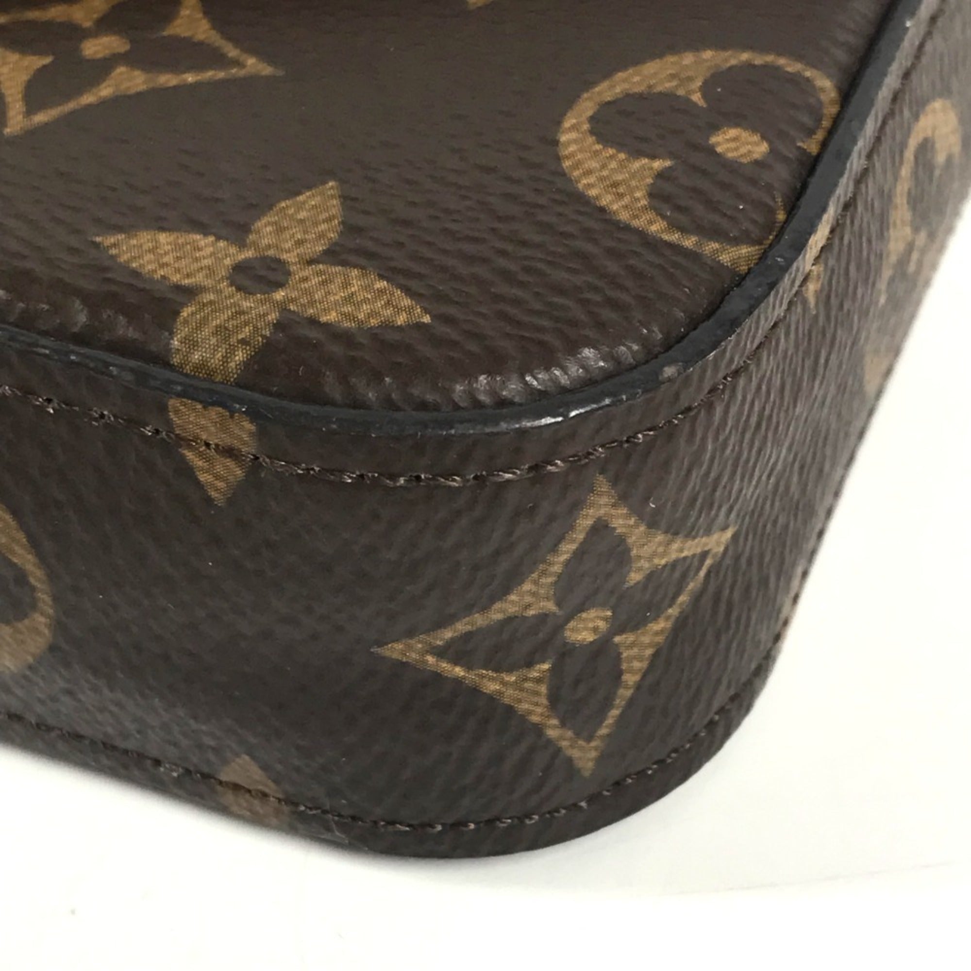 Louis Vuitton Brown Khaki Monogram Monogram Coin Purse/Coin Case (Pre-Owned)