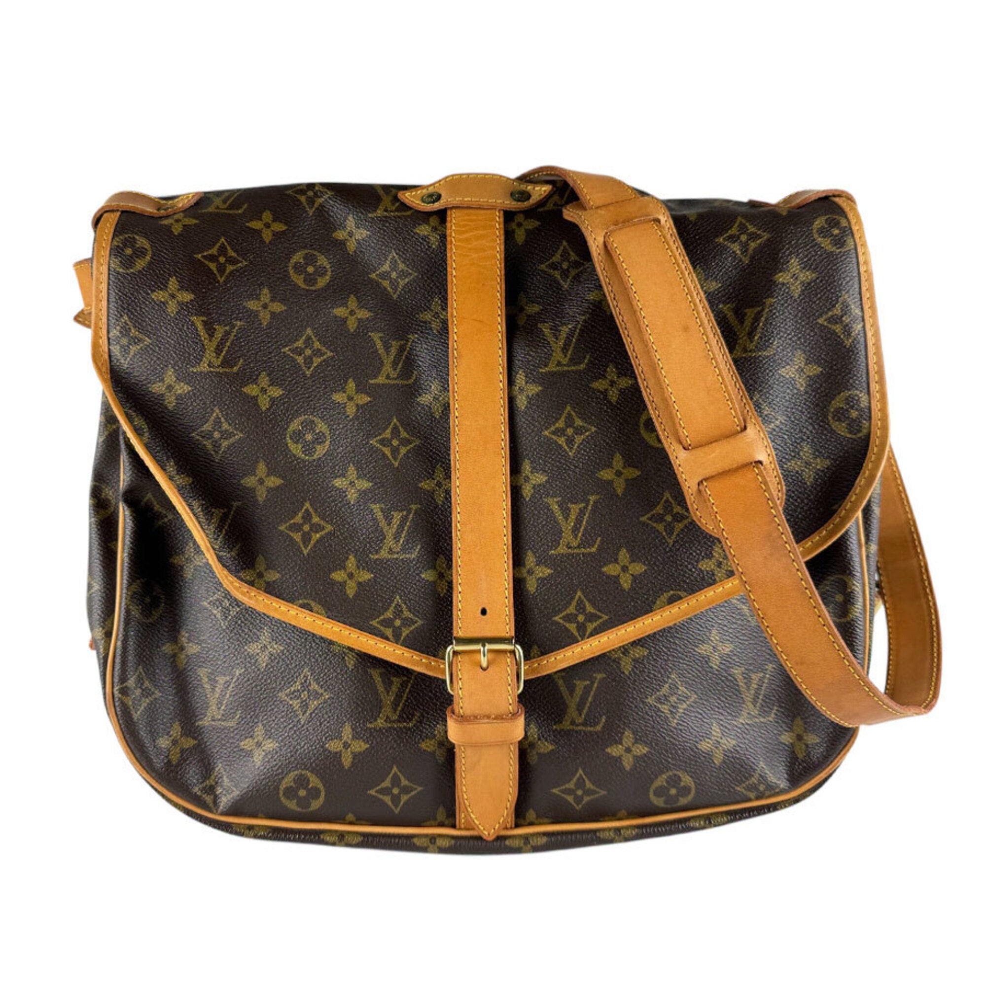 Louis Vuitton Brown Monogram Monogram Shoulder Bag (Pre-Owned)