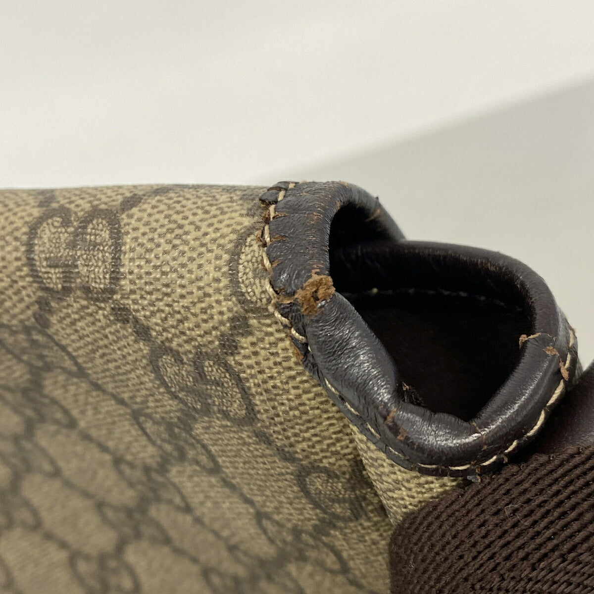 Gucci Brown Pvc Shoulder Bag (Pre-Owned)