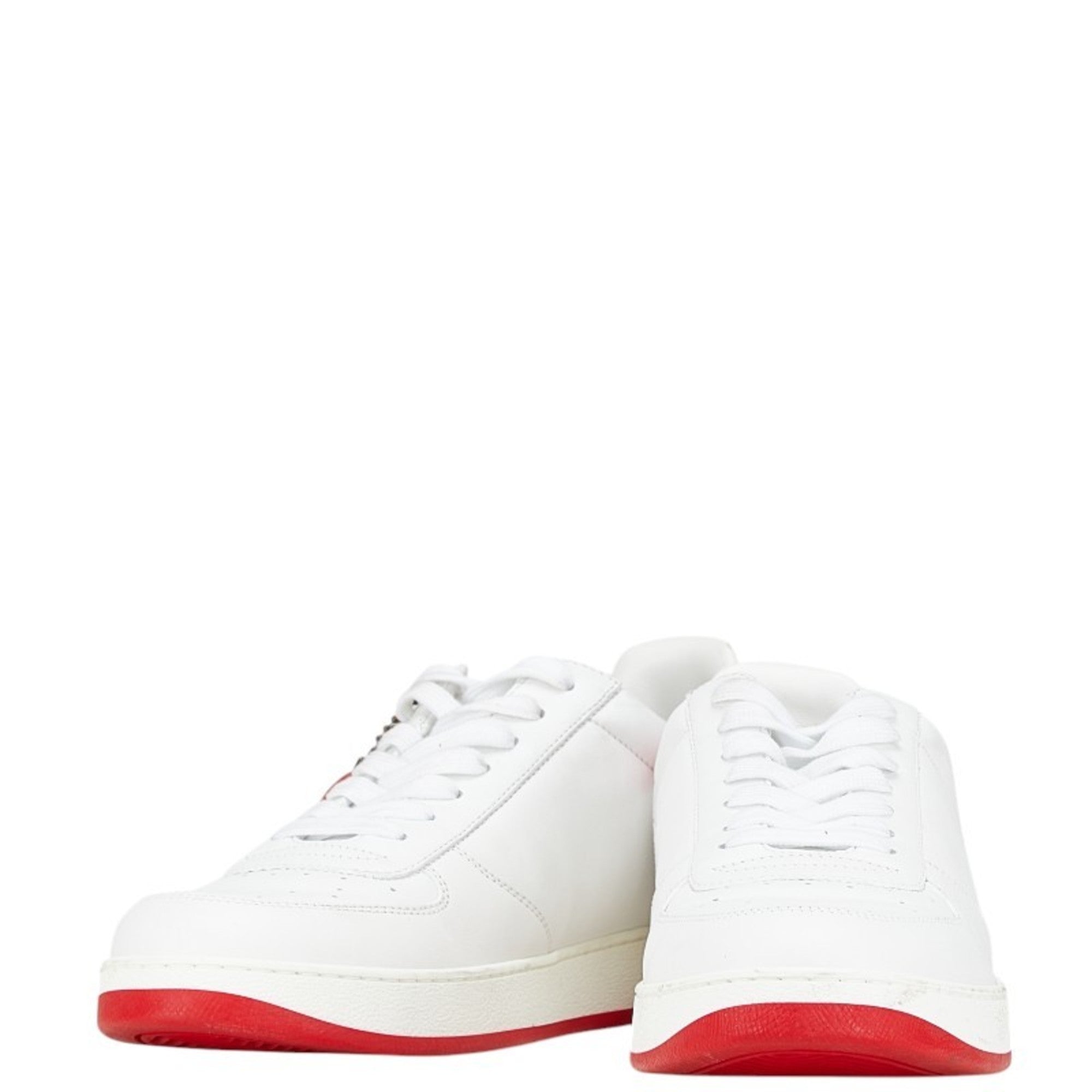 Louis Vuitton Red Color White Sneakers (Pre-Owned)