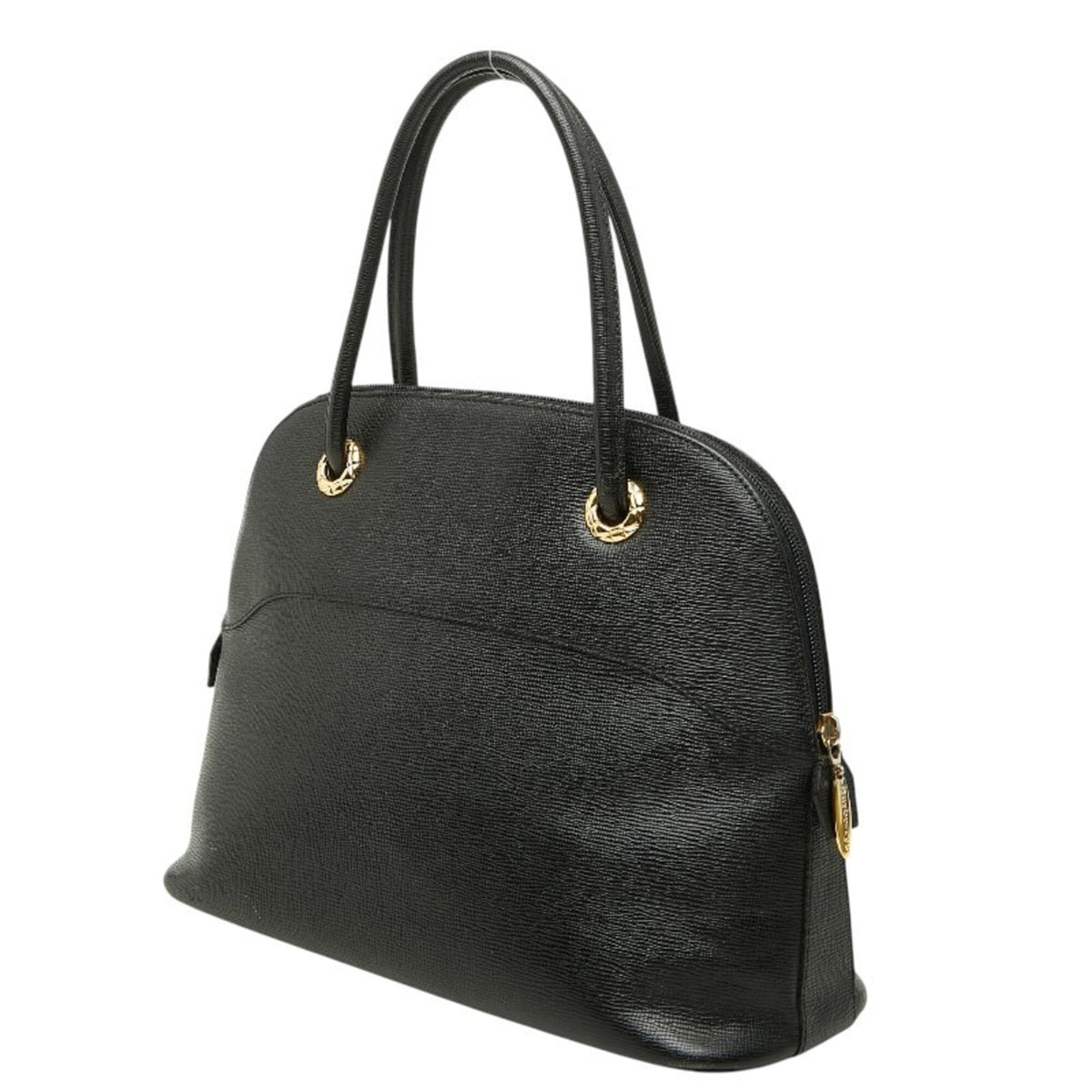 Burberry Black Leather Handbag (Pre-Owned)