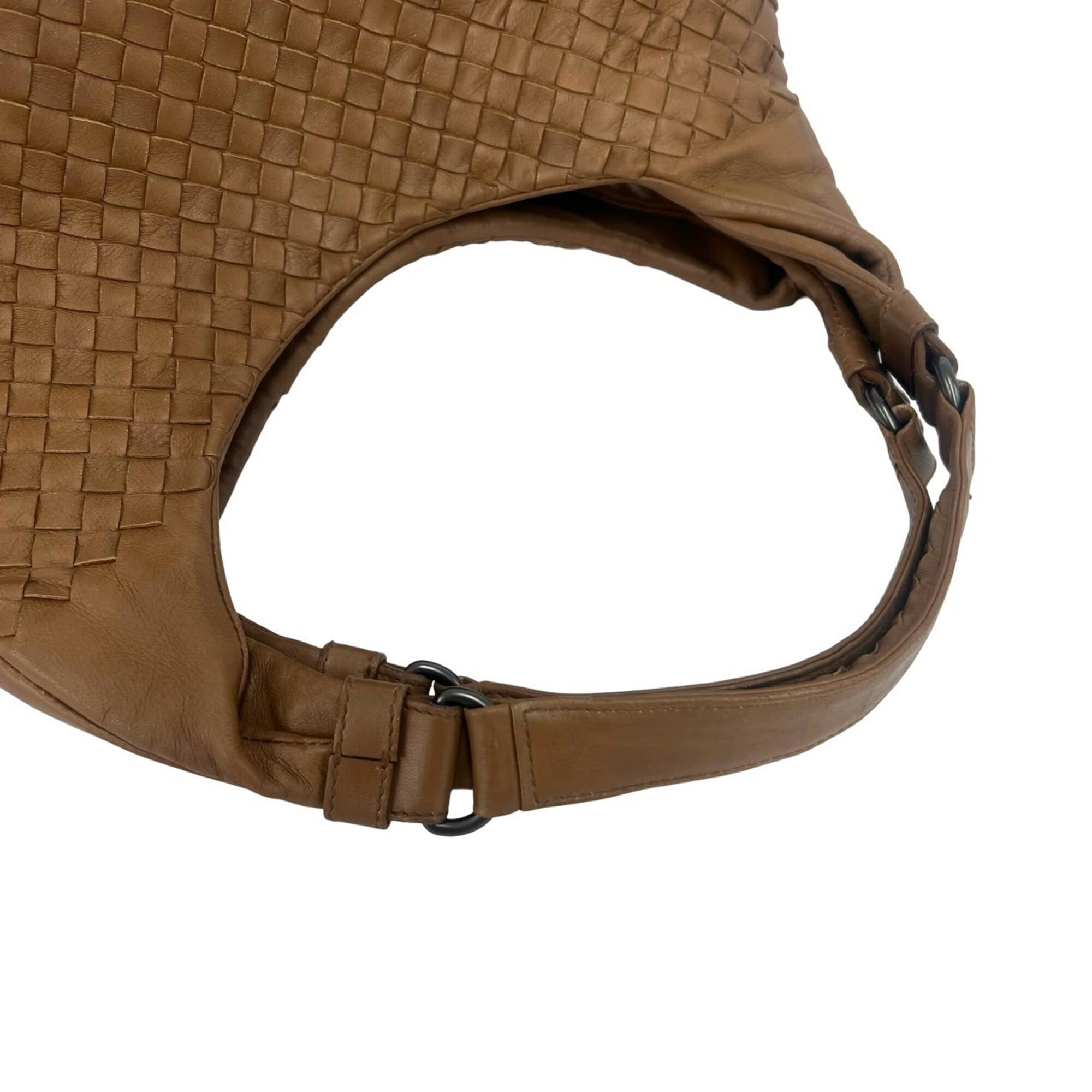 Bottega Veneta Brown Leather Handbag Tote Bag (Pre-Owned)