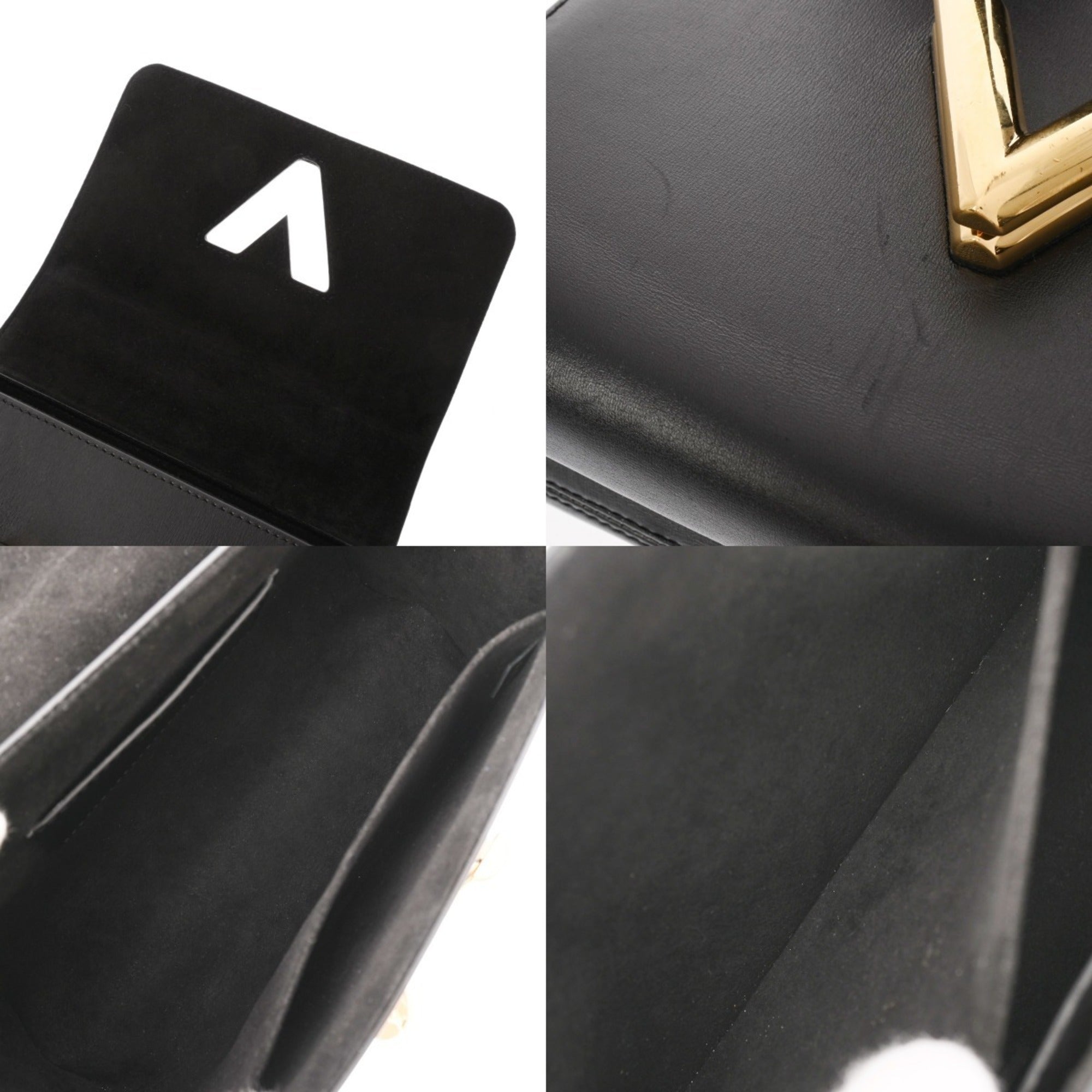 Louis Vuitton Black Brown Monogram Handbag (Pre-Owned)