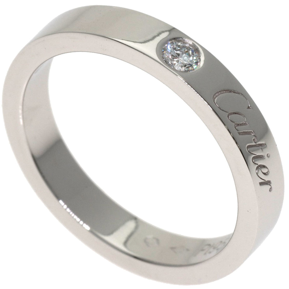 Cartier Platinum 950 Band Ring (Pre-Owned)