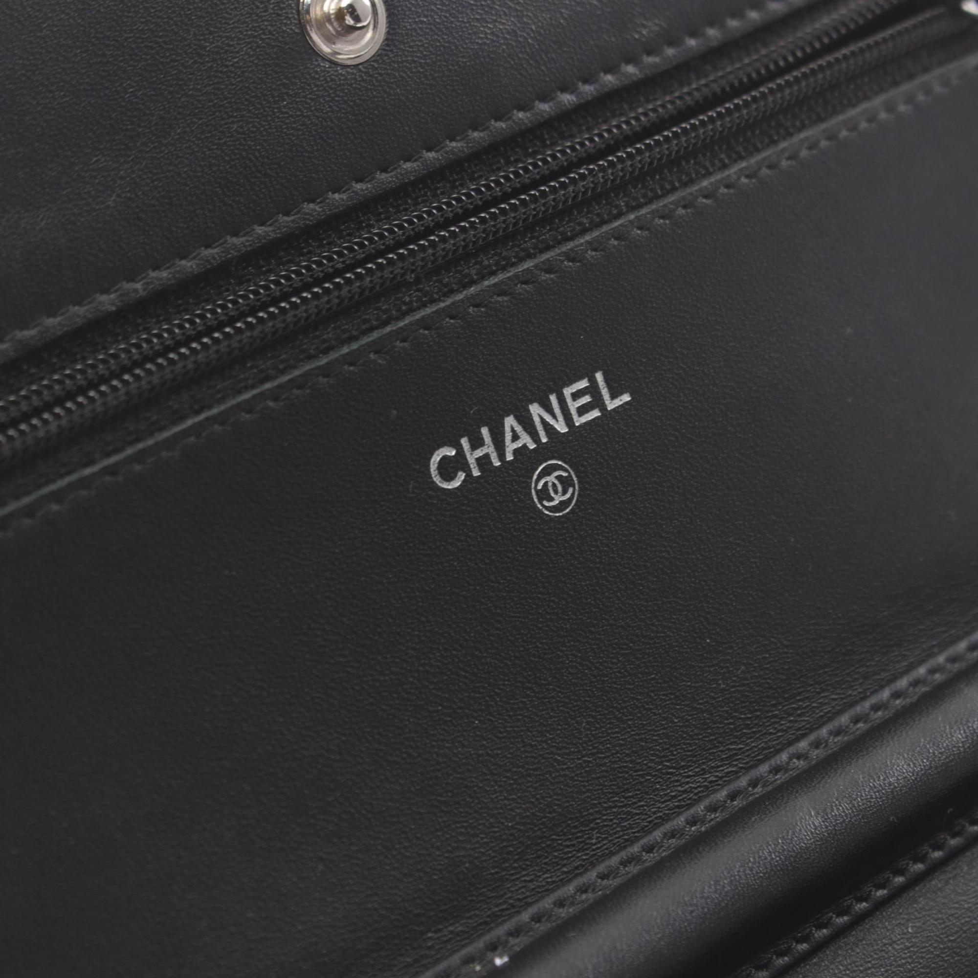 Chanel Caviar Skin Black Caviar Leather Shoulder Bag (Pre-Owned)