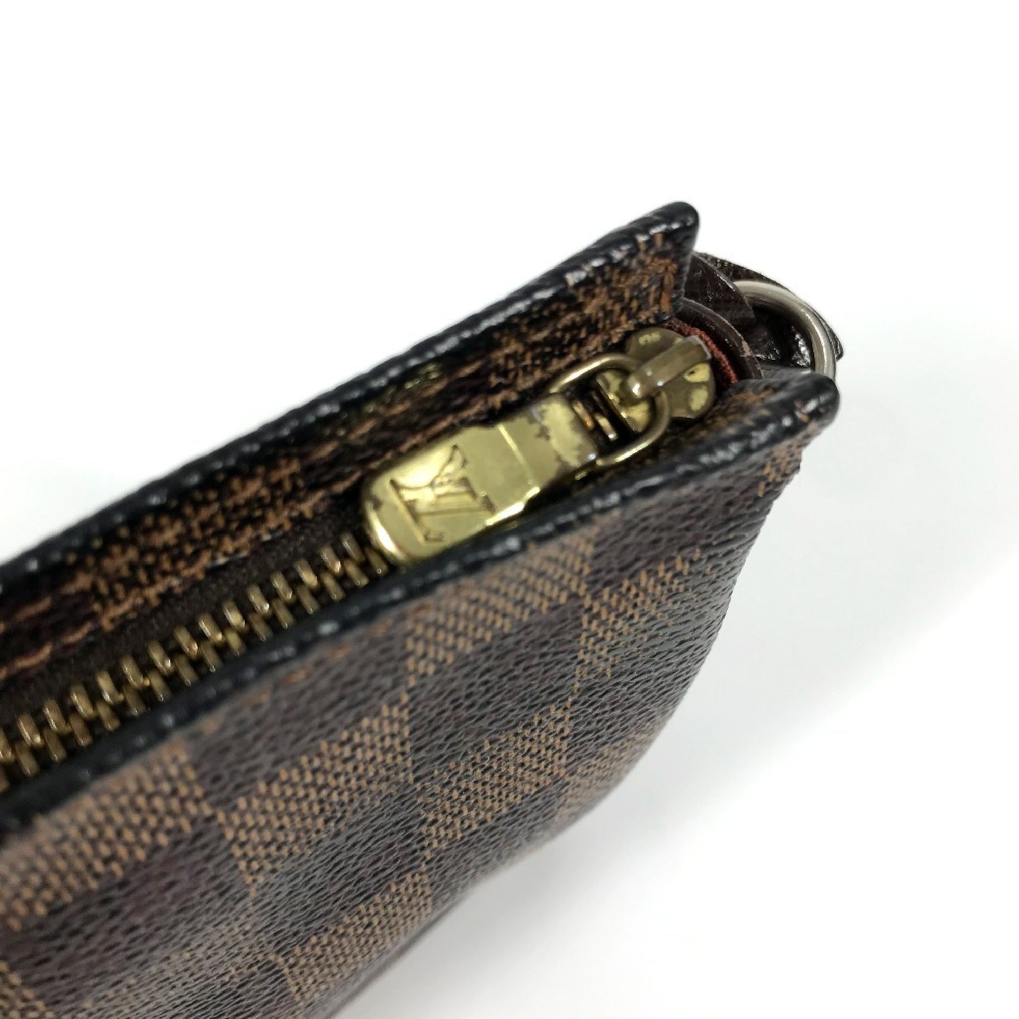 Louis Vuitton Damier Brown Ebene Damier Canvas Handbag Shoulder Bag (Pre-Owned)