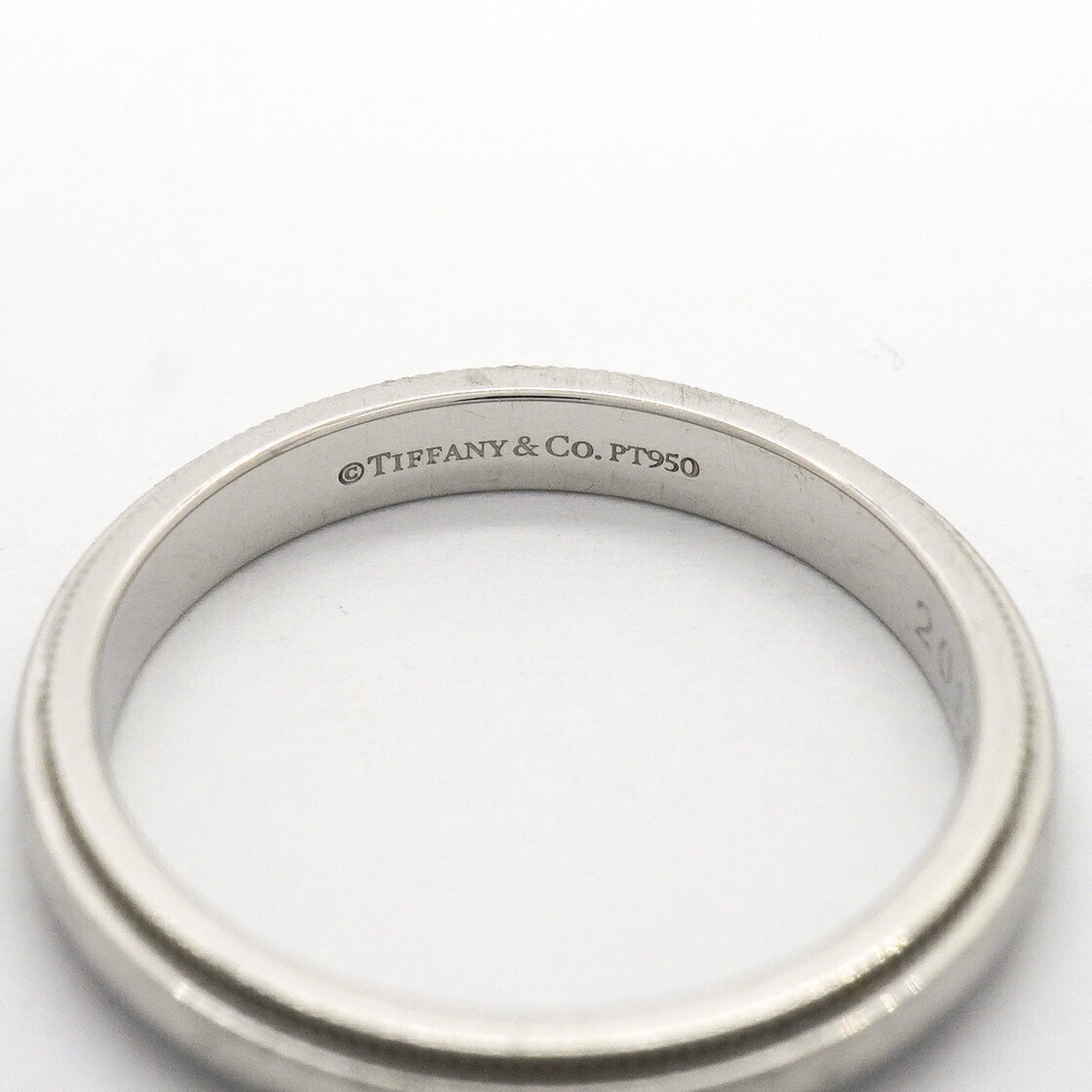 Tiffany Platinum 950 Band Ring (Pre-Owned)