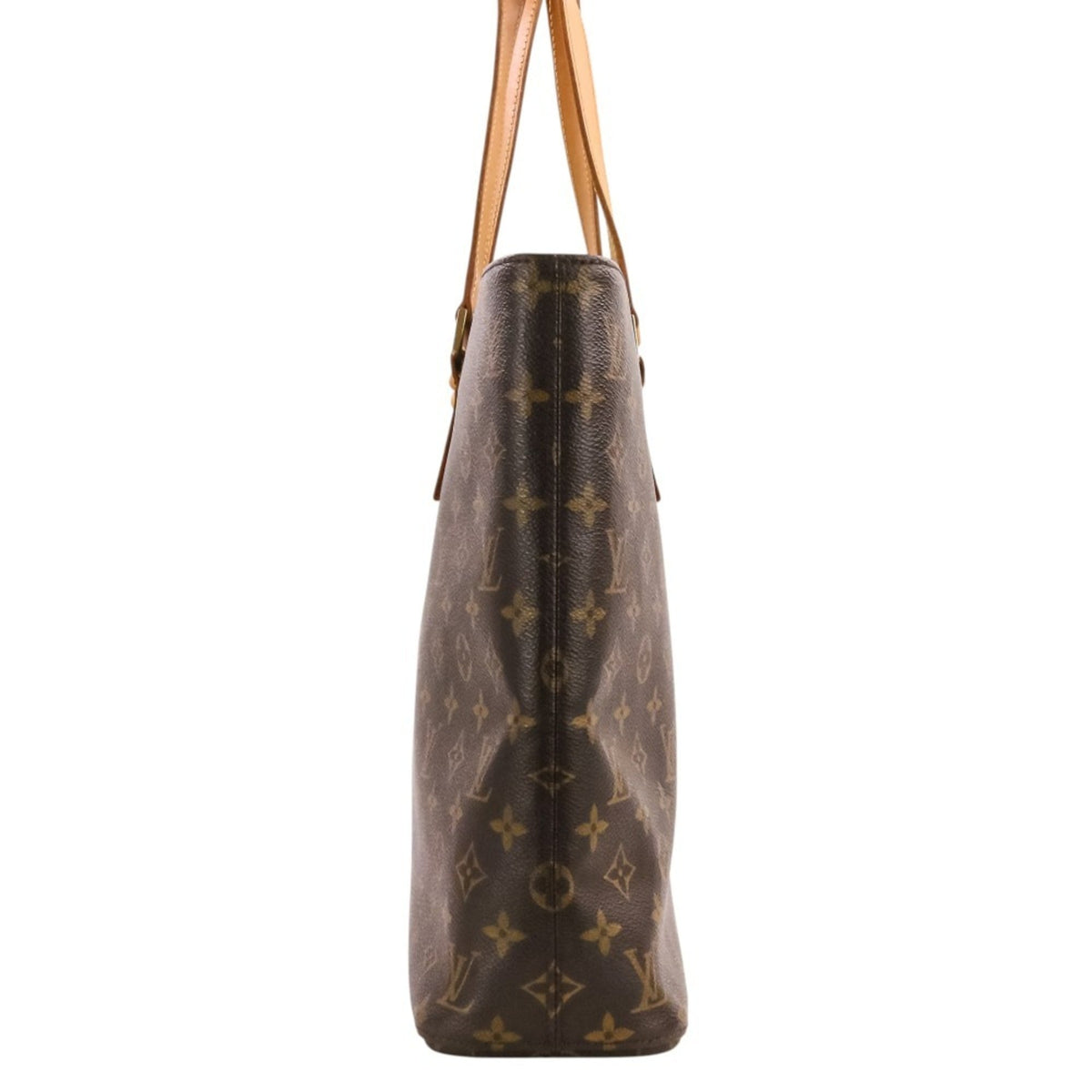 Louis Vuitton Brown Monogram Canvas Handbag Tote Bag (Pre-Owned)