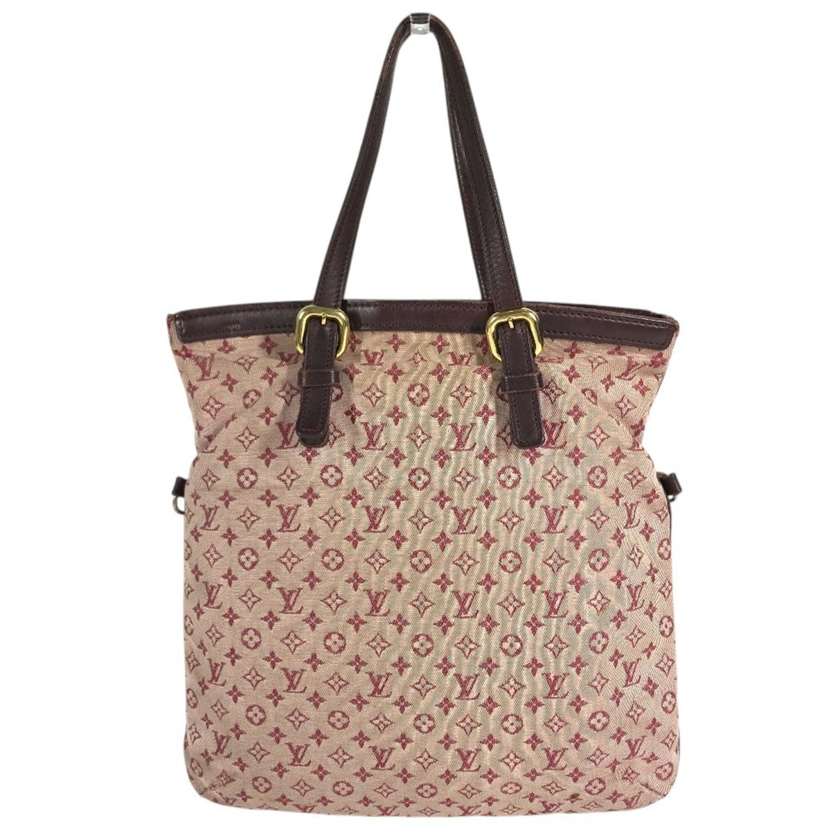 Louis Vuitton Cerise Red Color Monogram Mini Handbag Tote Bag (Pre-Owned)