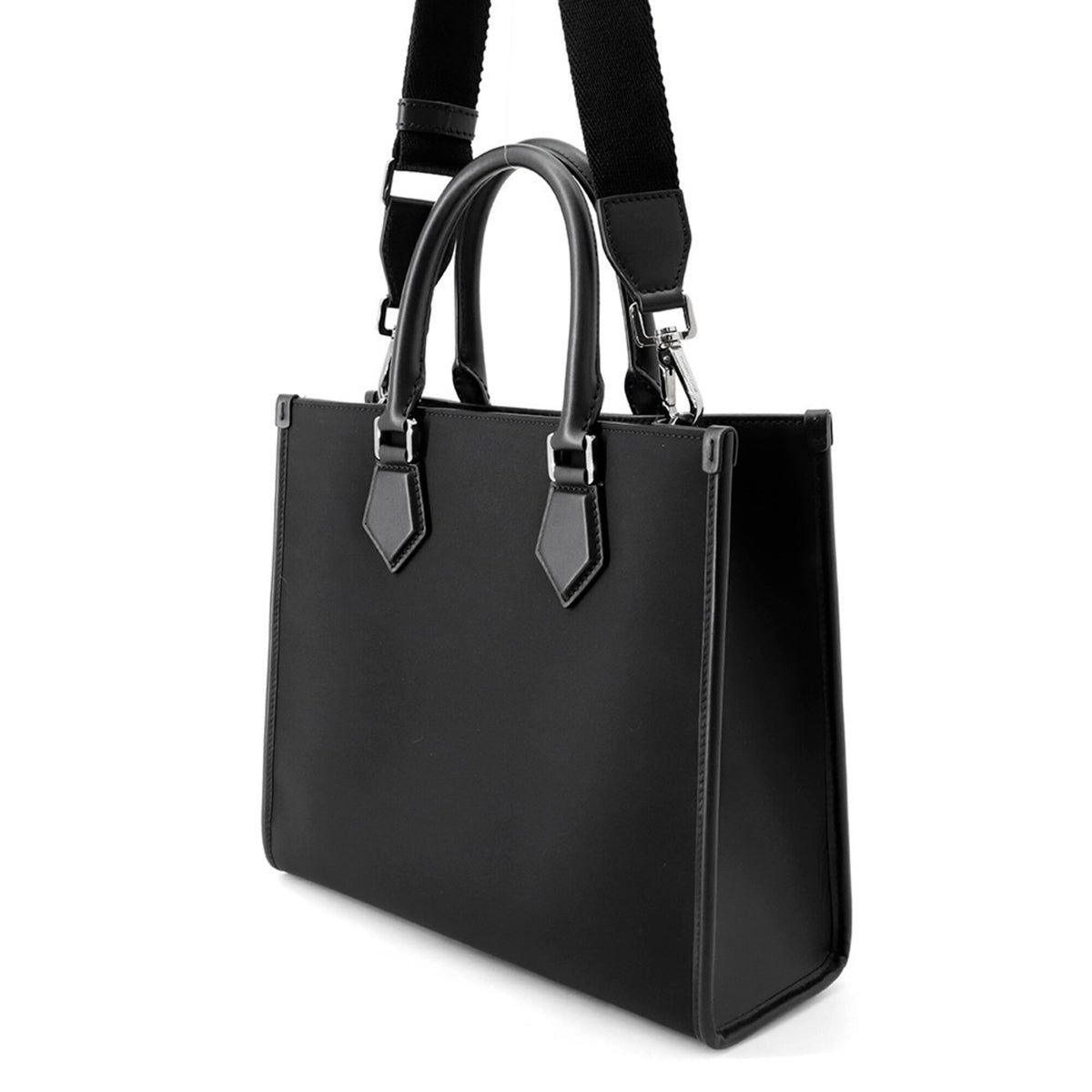 Dolce & Gabbana Black Nylon Handbag Tote Bag (Pre-Owned)