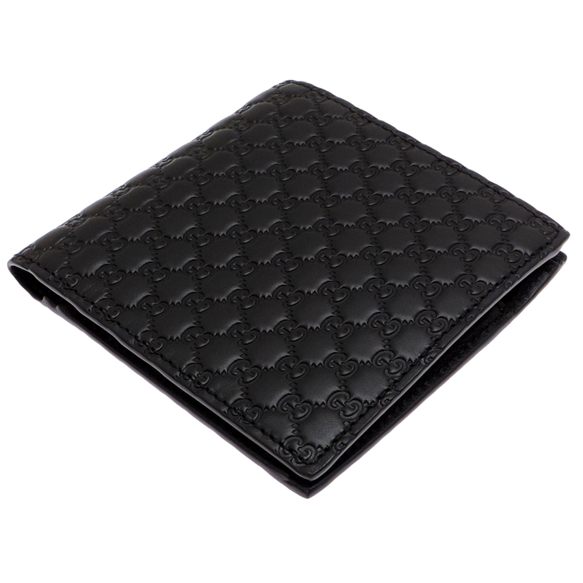Gucci Black Leather Wallet (Bi-Fold) (Pre-Owned)