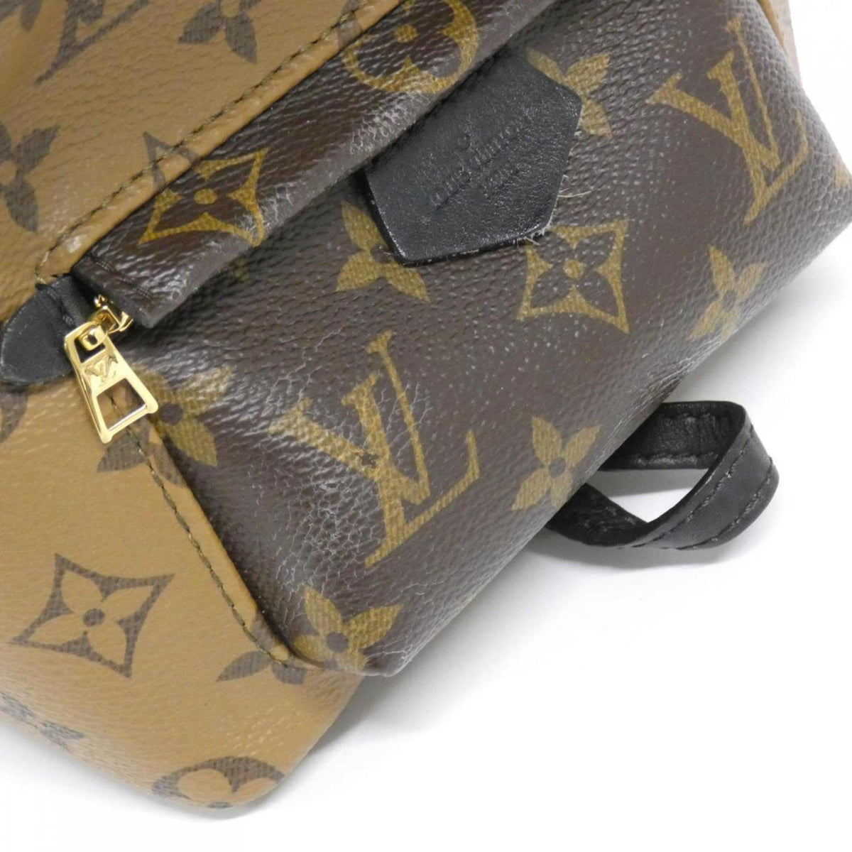 Louis Vuitton Brown Coated Canvas Backpack (Pre-Owned)