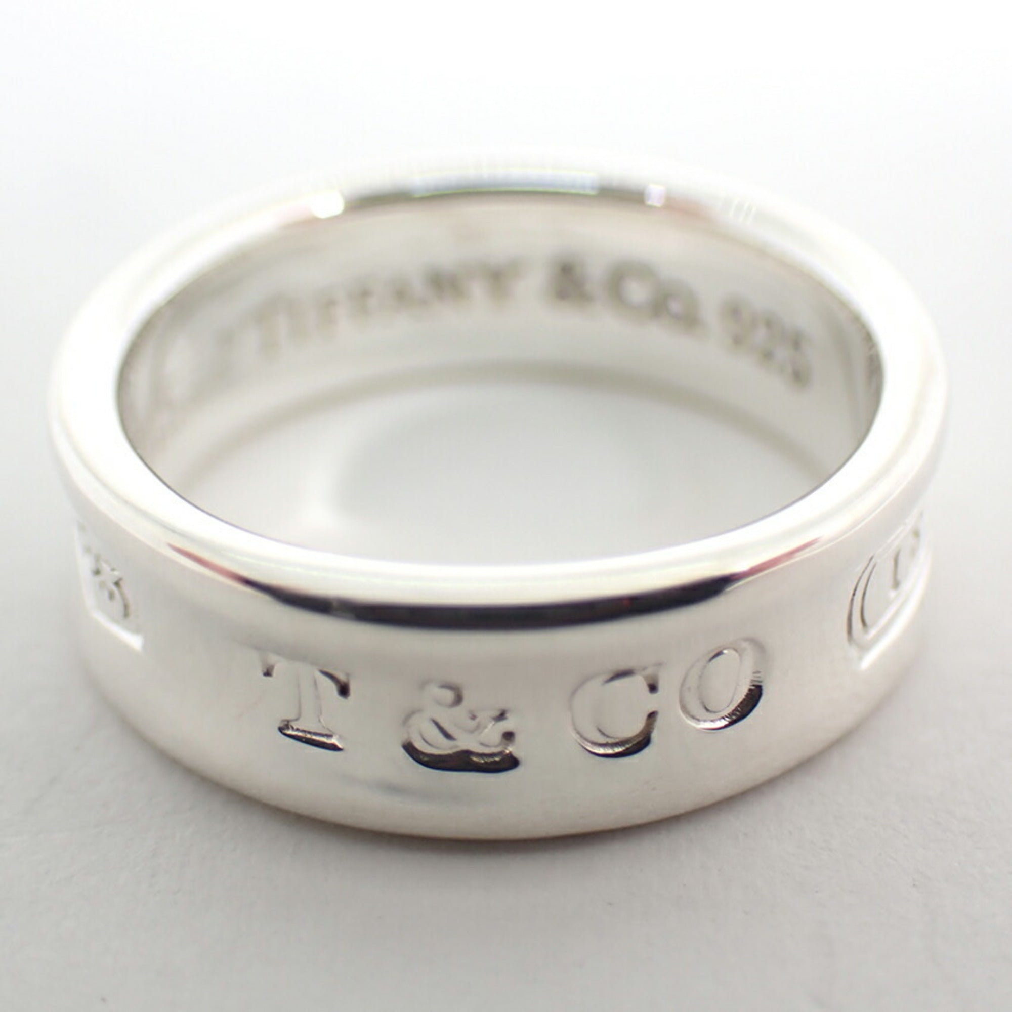 Tiffany Sterling Silver 925 Band Ring (Pre-Owned)