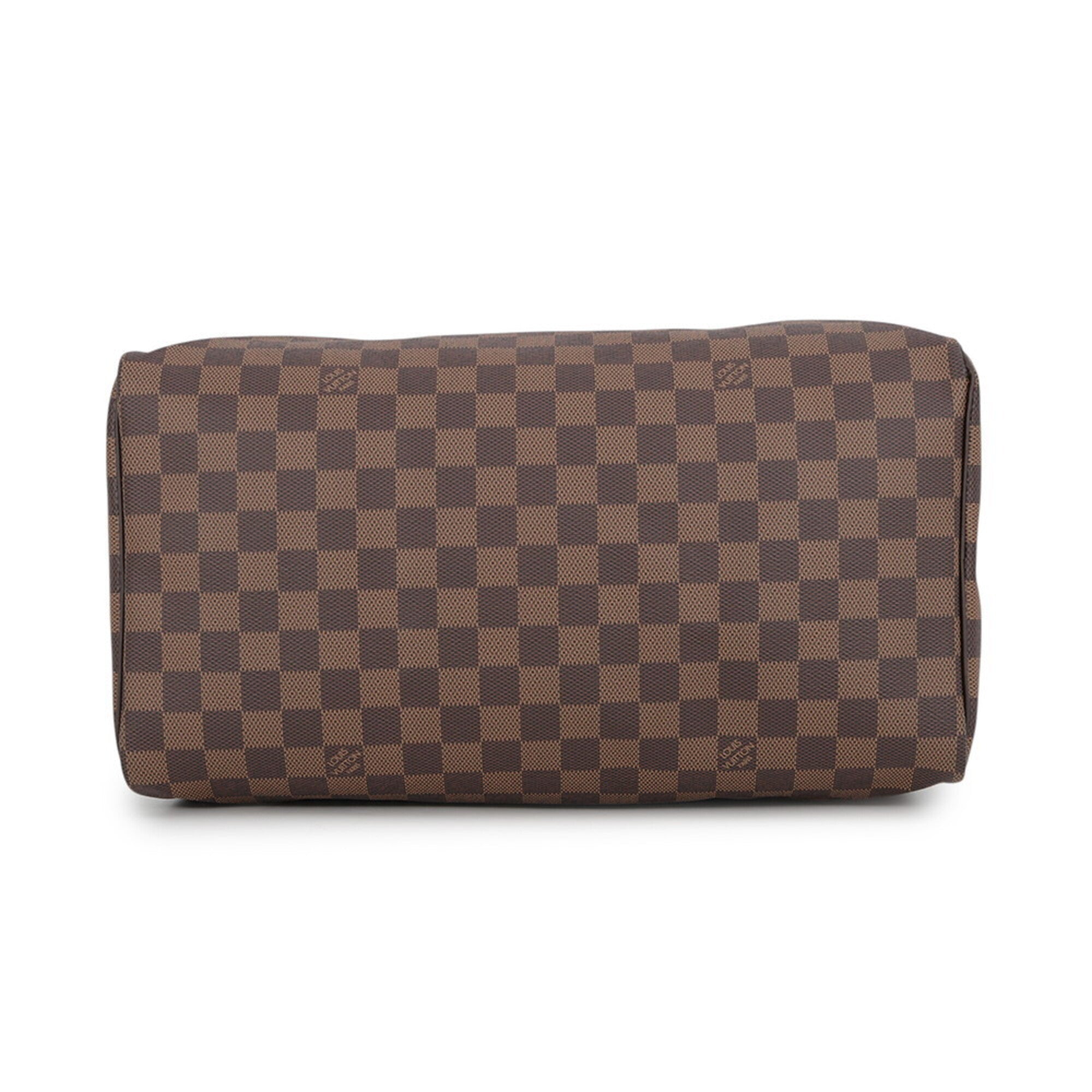 Louis Vuitton Damier Damier Canvas Ebene Red Color Damier Canvas Handbag (Pre-Owned)