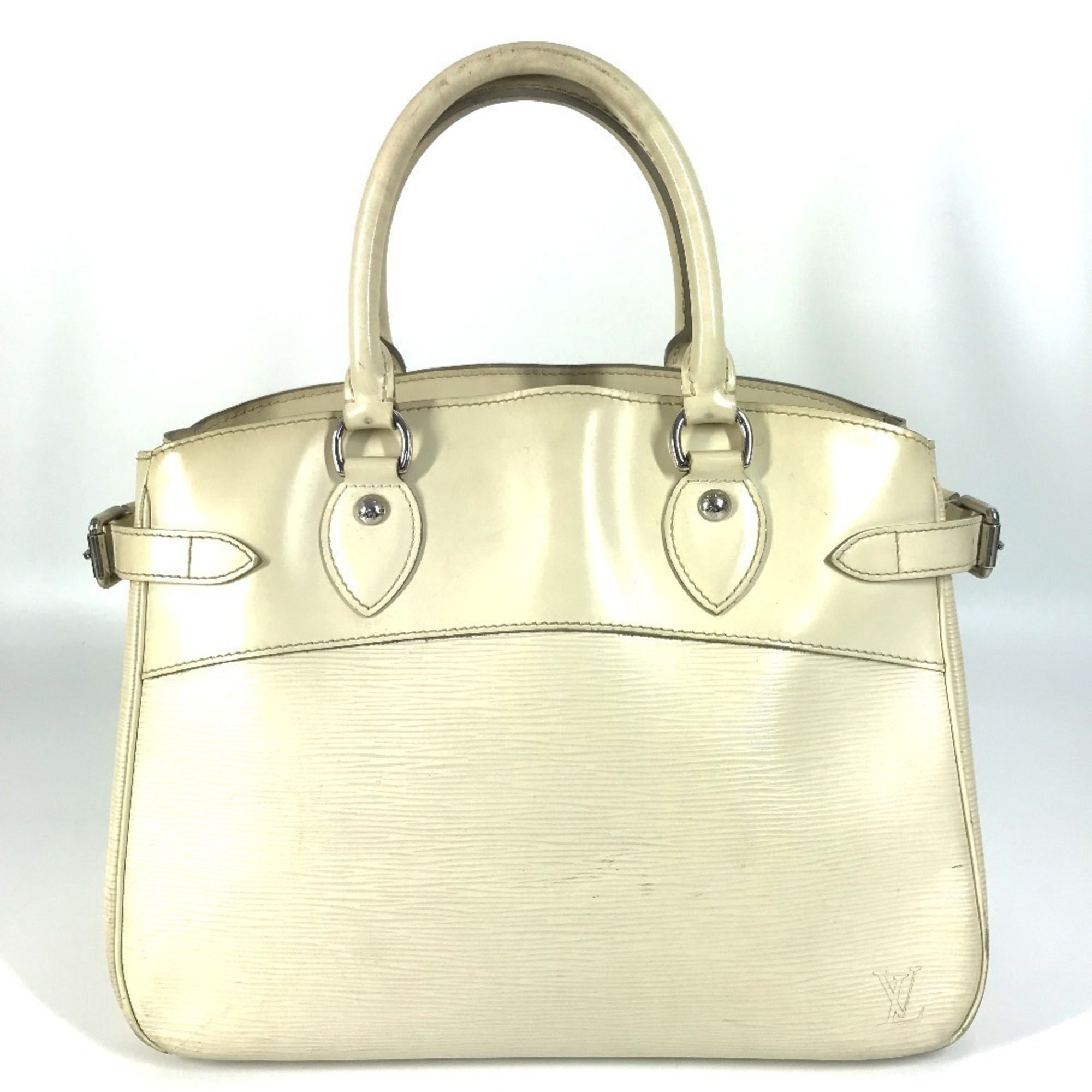Louis Vuitton Lv Off White White Epi Leather Handbag Tote Bag (Pre-Owned)