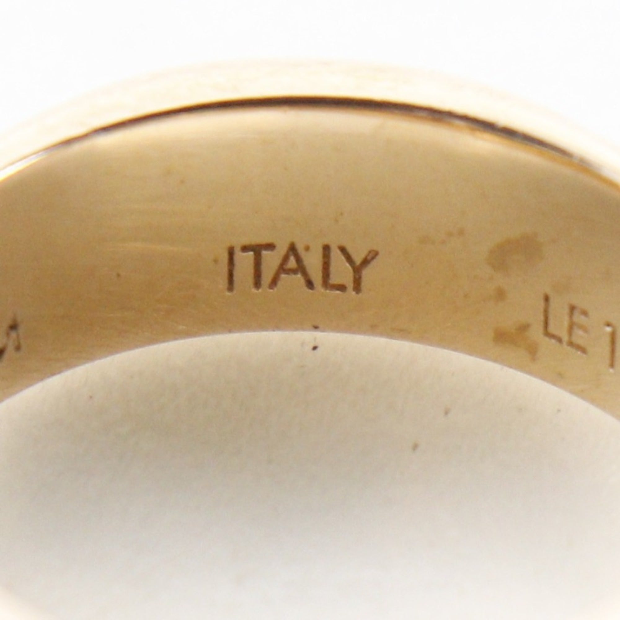 Louis Vuitton Pink Gold Gold Plating Band Ring (Pre-Owned)
