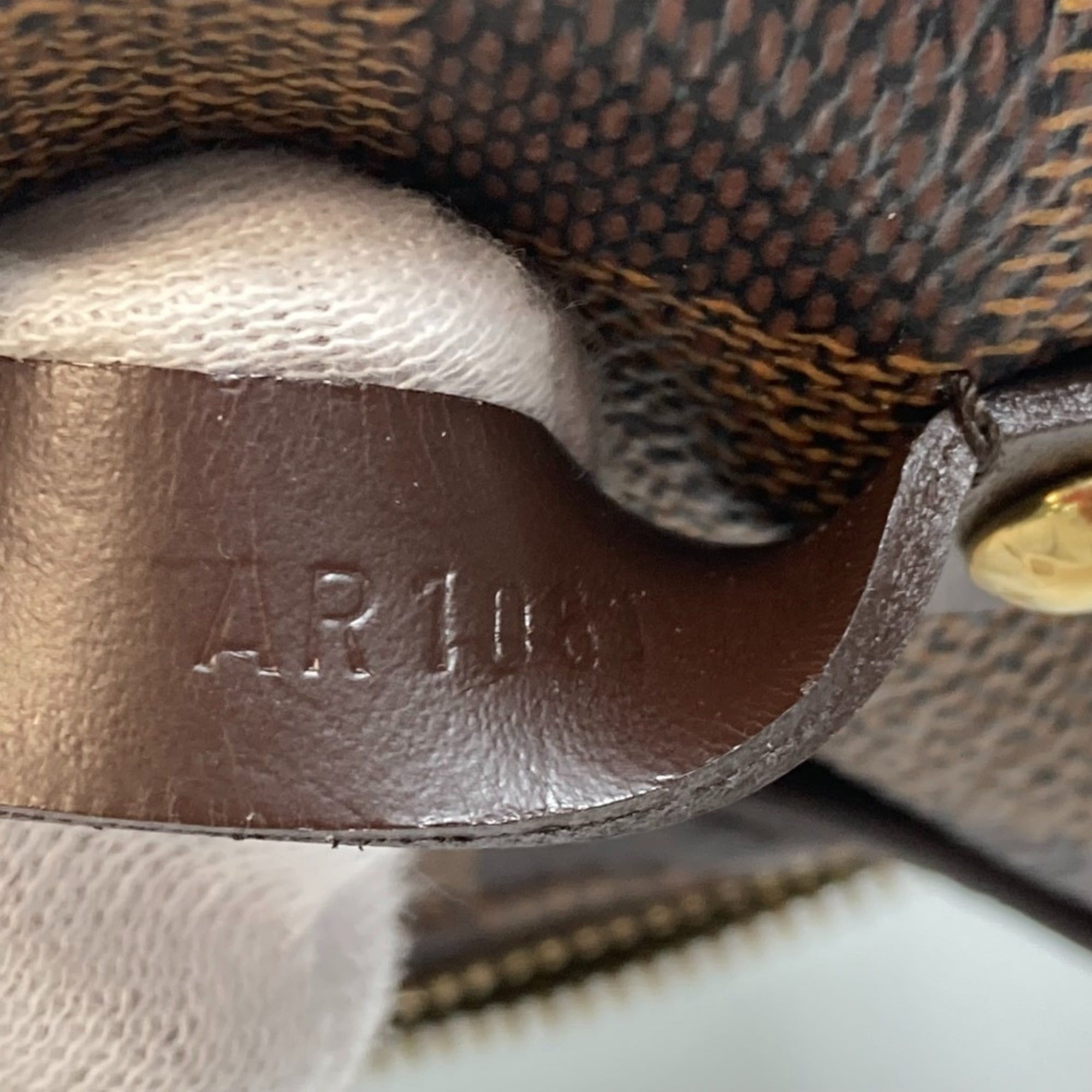 Louis Vuitton Damier Brown Ebene Damier Canvas Shoulder Bag (Pre-Owned)