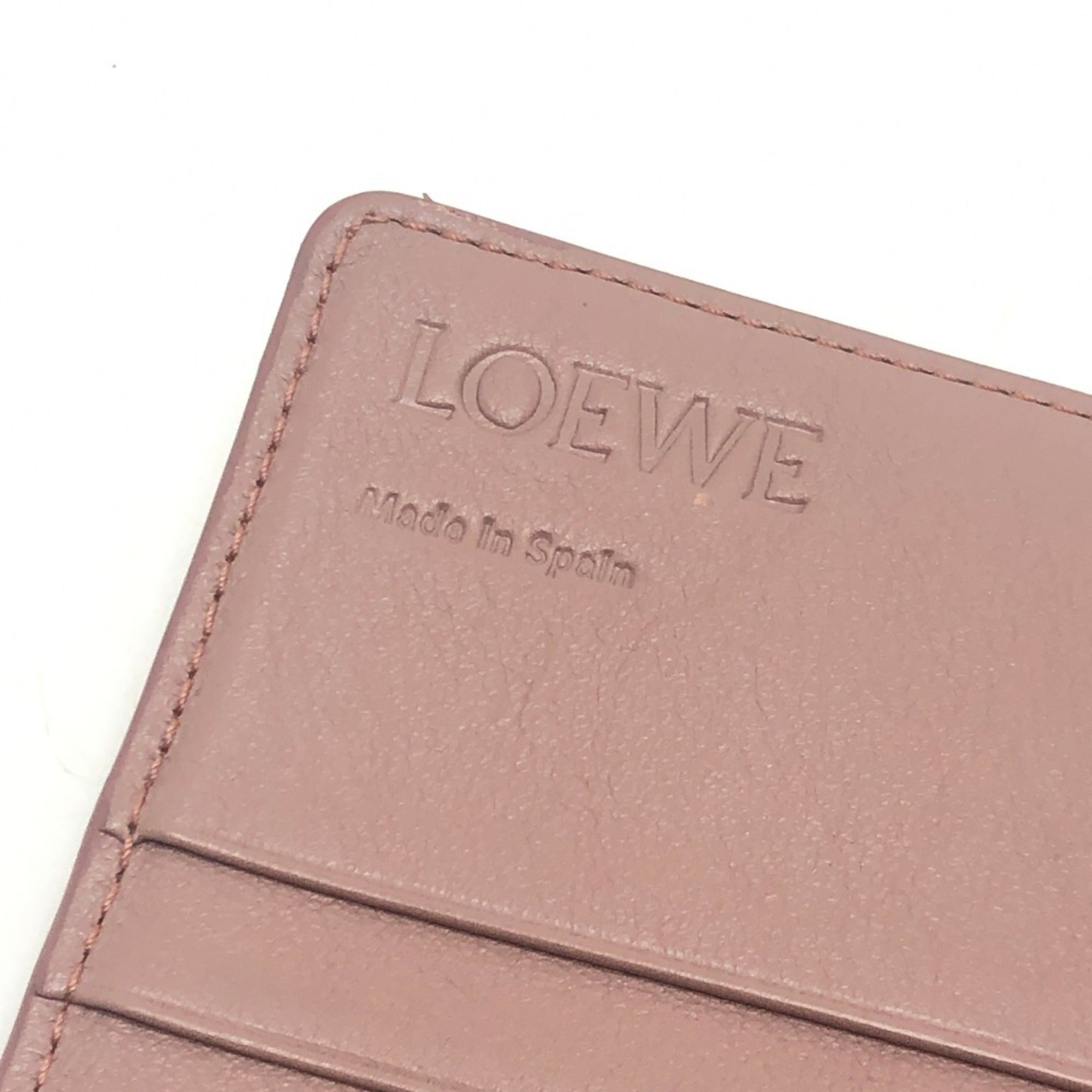 Loewe Beige Canvas Long Wallet (Bi-Fold) (Pre-Owned)