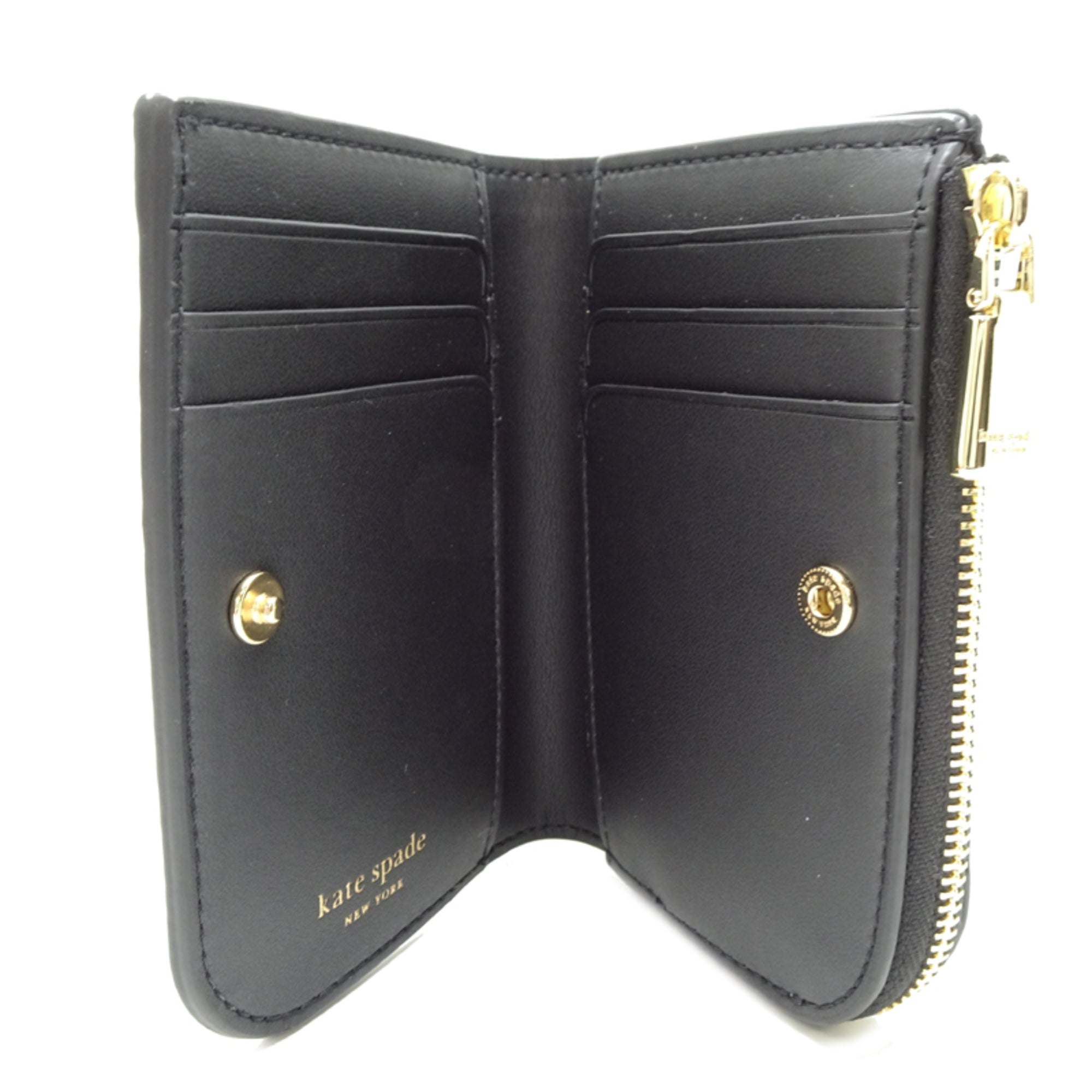 Kate Spade Black Leather Wallet (Bi-Fold) (Pre-Owned)