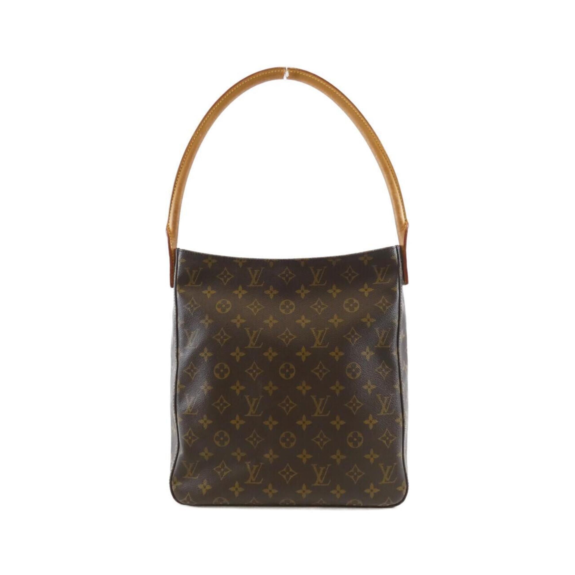 Louis Vuitton Marron Coated Canvas Shoulder Bag (Pre-Owned)
