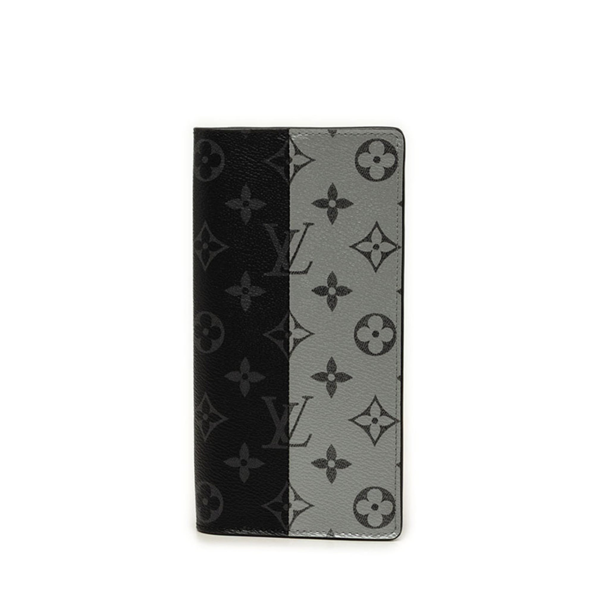 Louis Vuitton Black Monogram Eclipse Pvc Leather Long Wallet (Bi-Fold) (Pre-Owned)