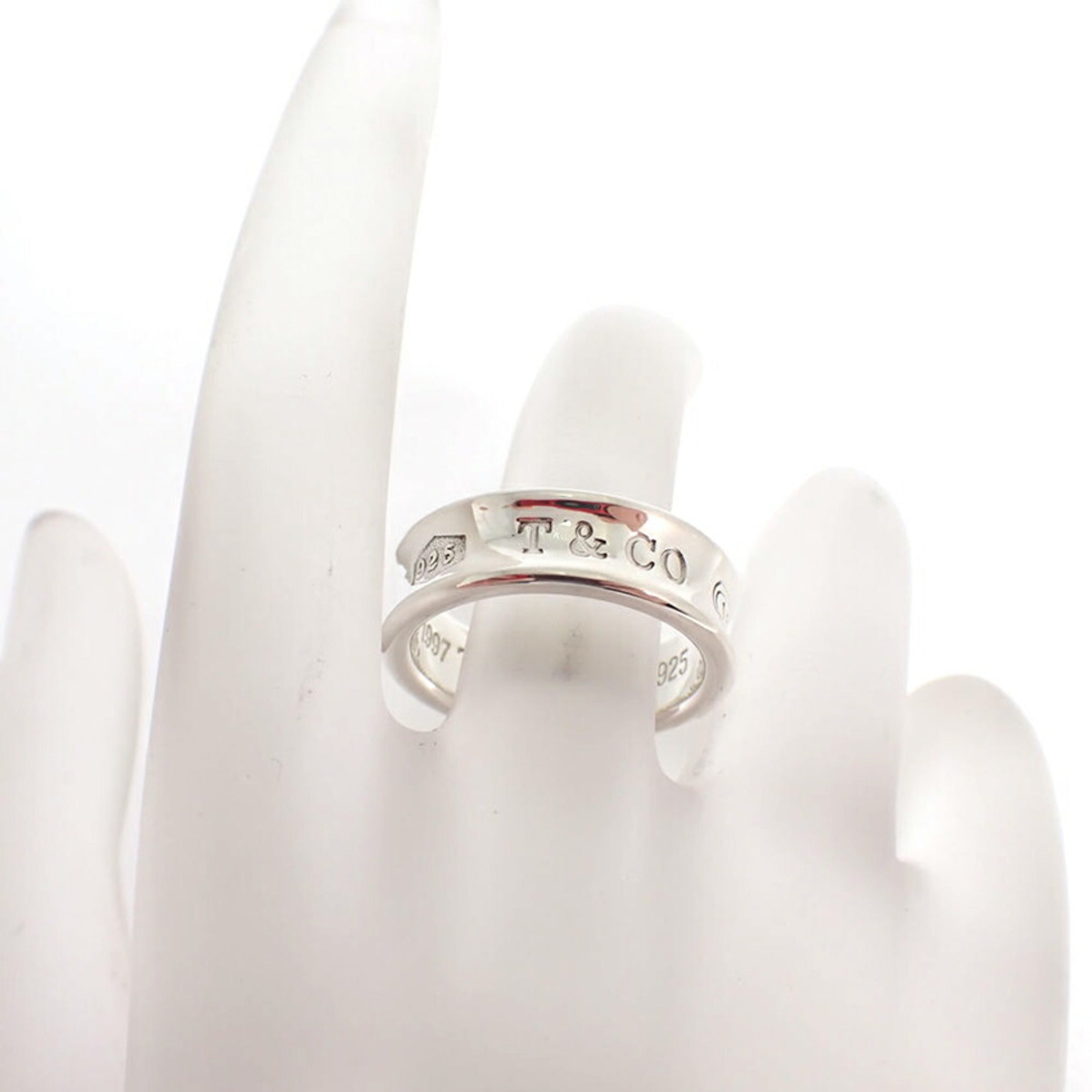 Tiffany Sterling Silver 925 Band Ring (Pre-Owned)