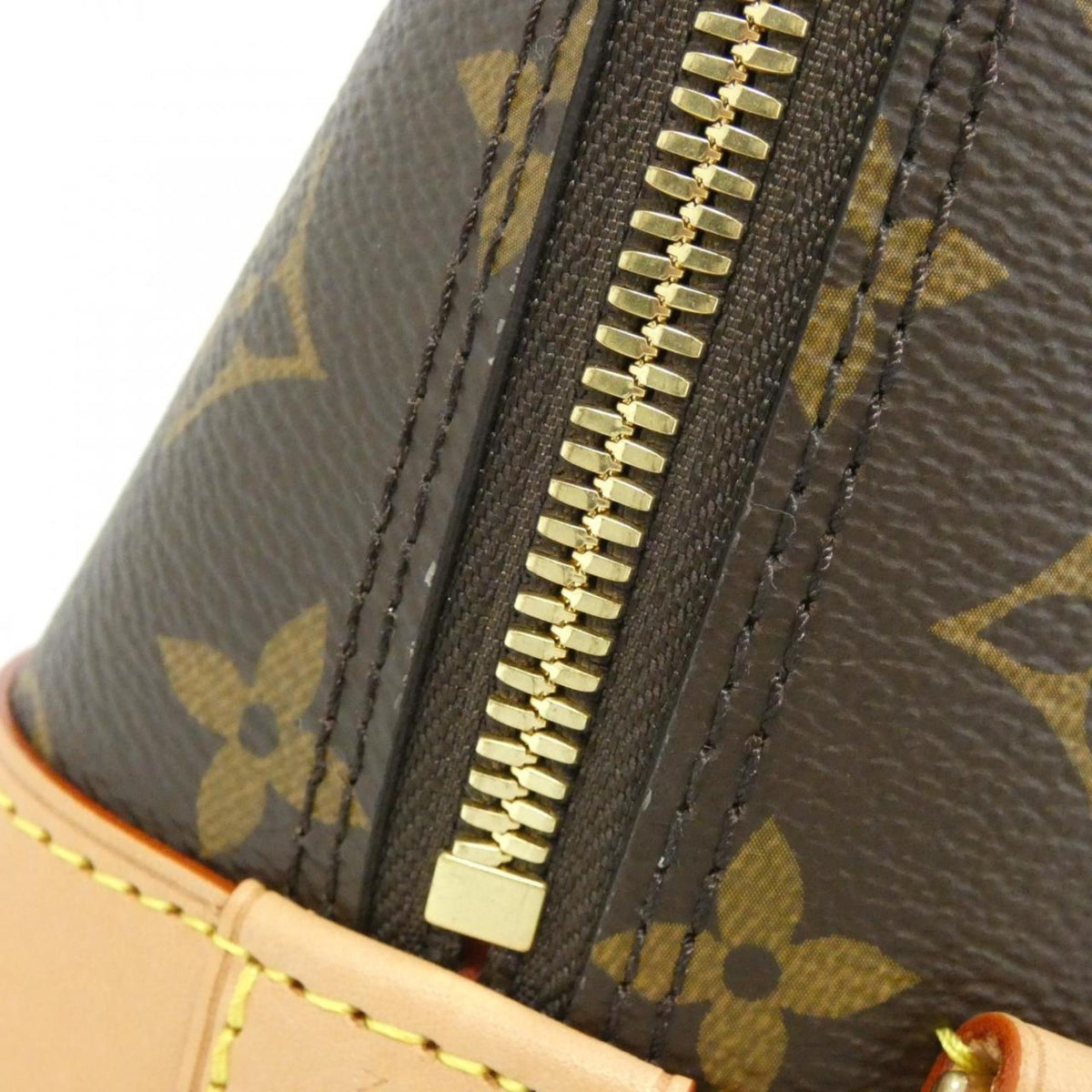 Louis Vuitton Marron Coated Canvas Backpack (Pre-Owned)