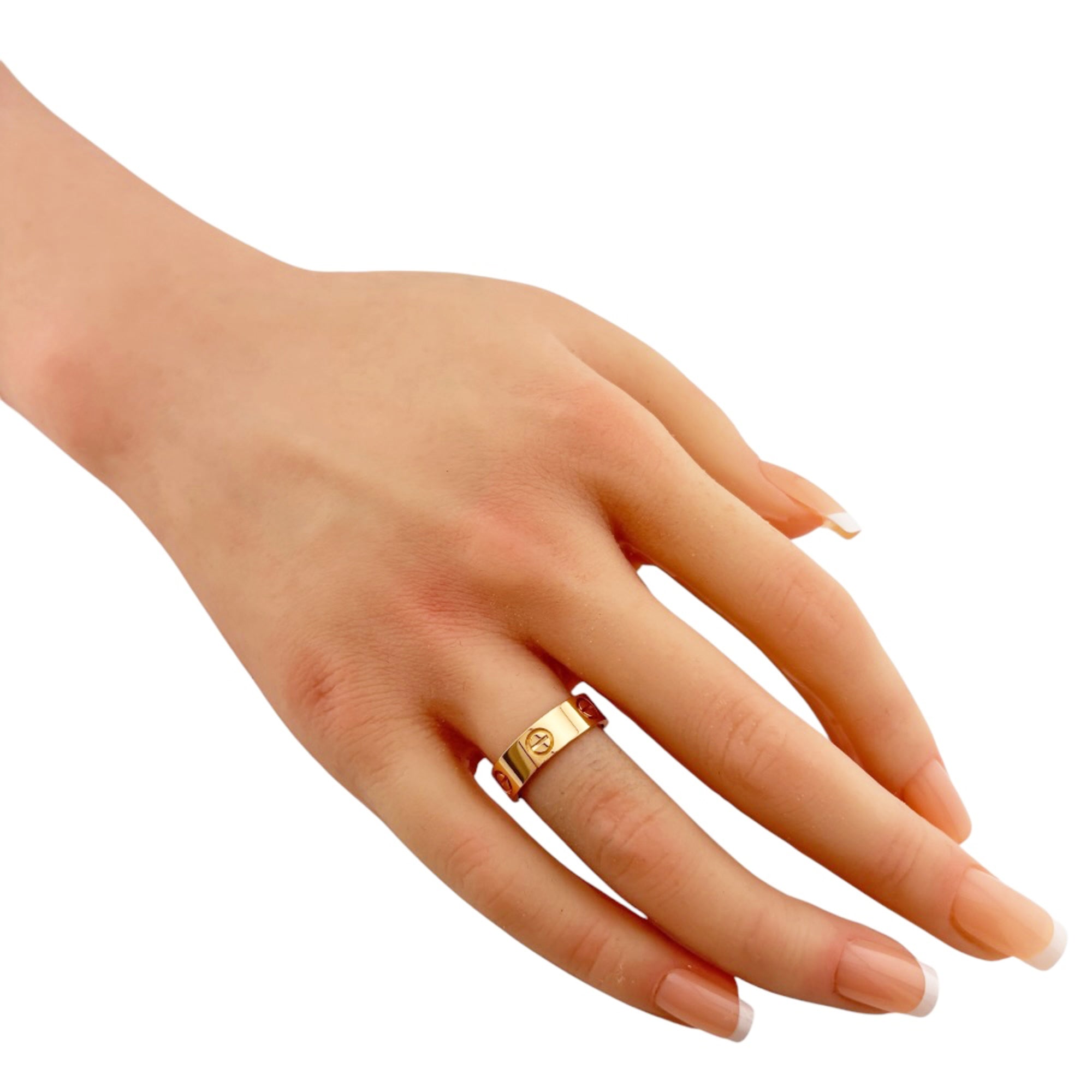 Cartier Love Pink Gold Pink Gold (18K) Band Ring (Pre-Owned)