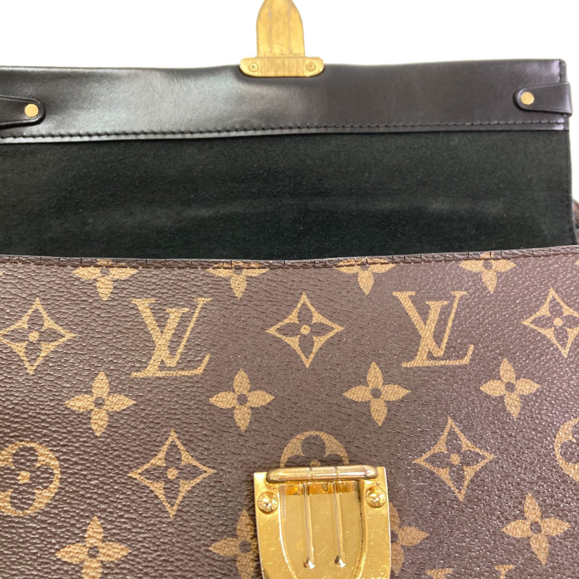 Louis Vuitton Black Monogram Monogram Handbag (Pre-Owned)