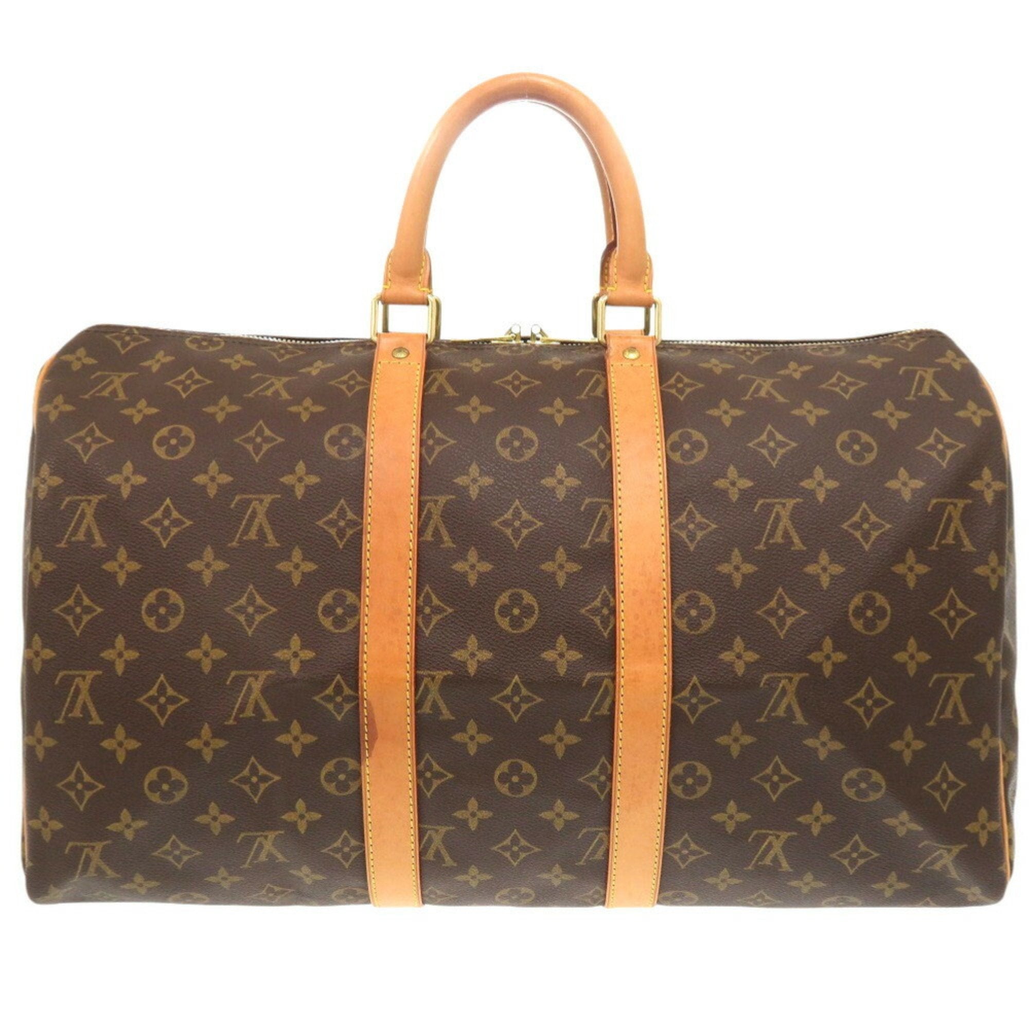 Louis Vuitton Brown Monogram Boston Bag (Pre-Owned)