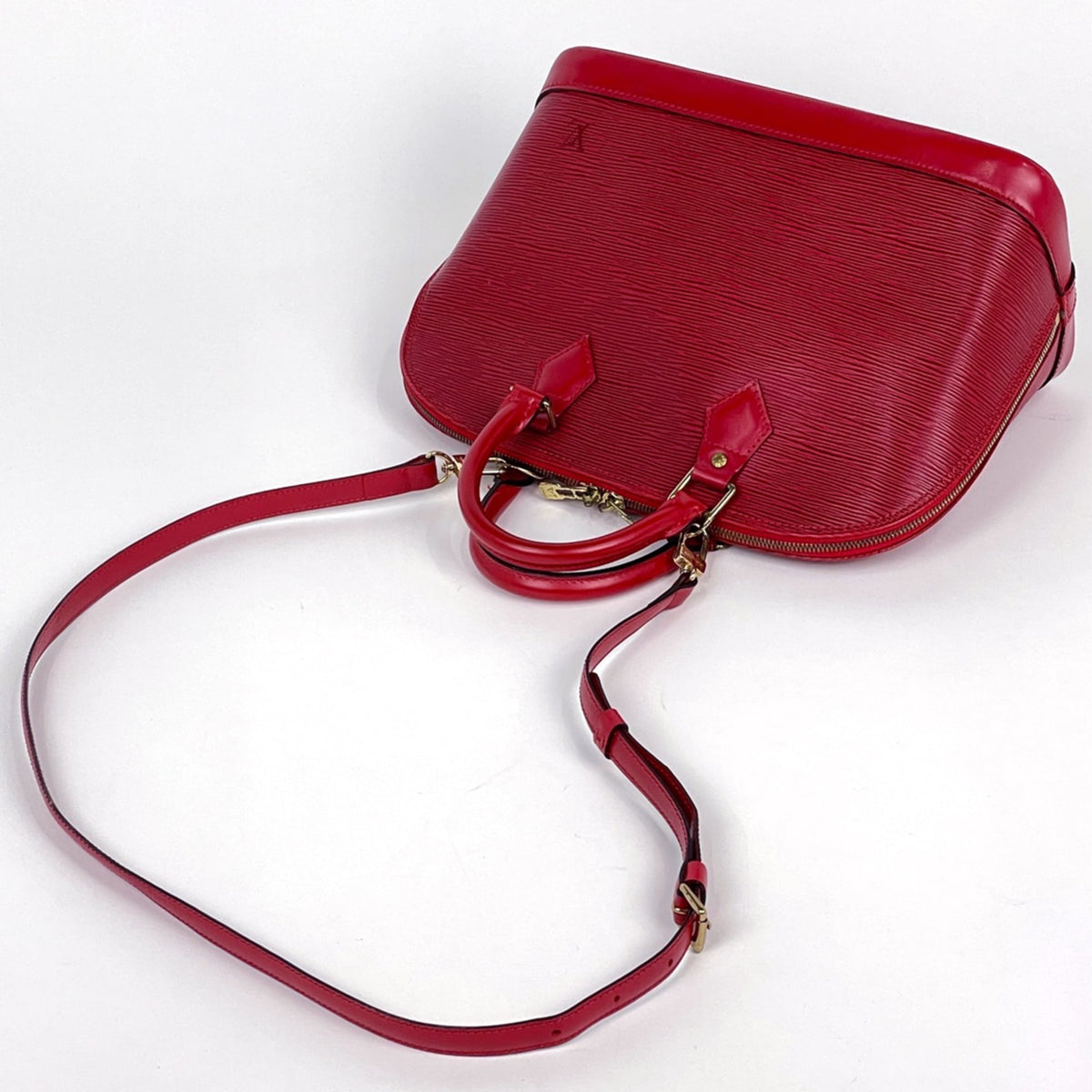 Louis Vuitton Castilian Red Epi Leather Handbag (Pre-Owned)