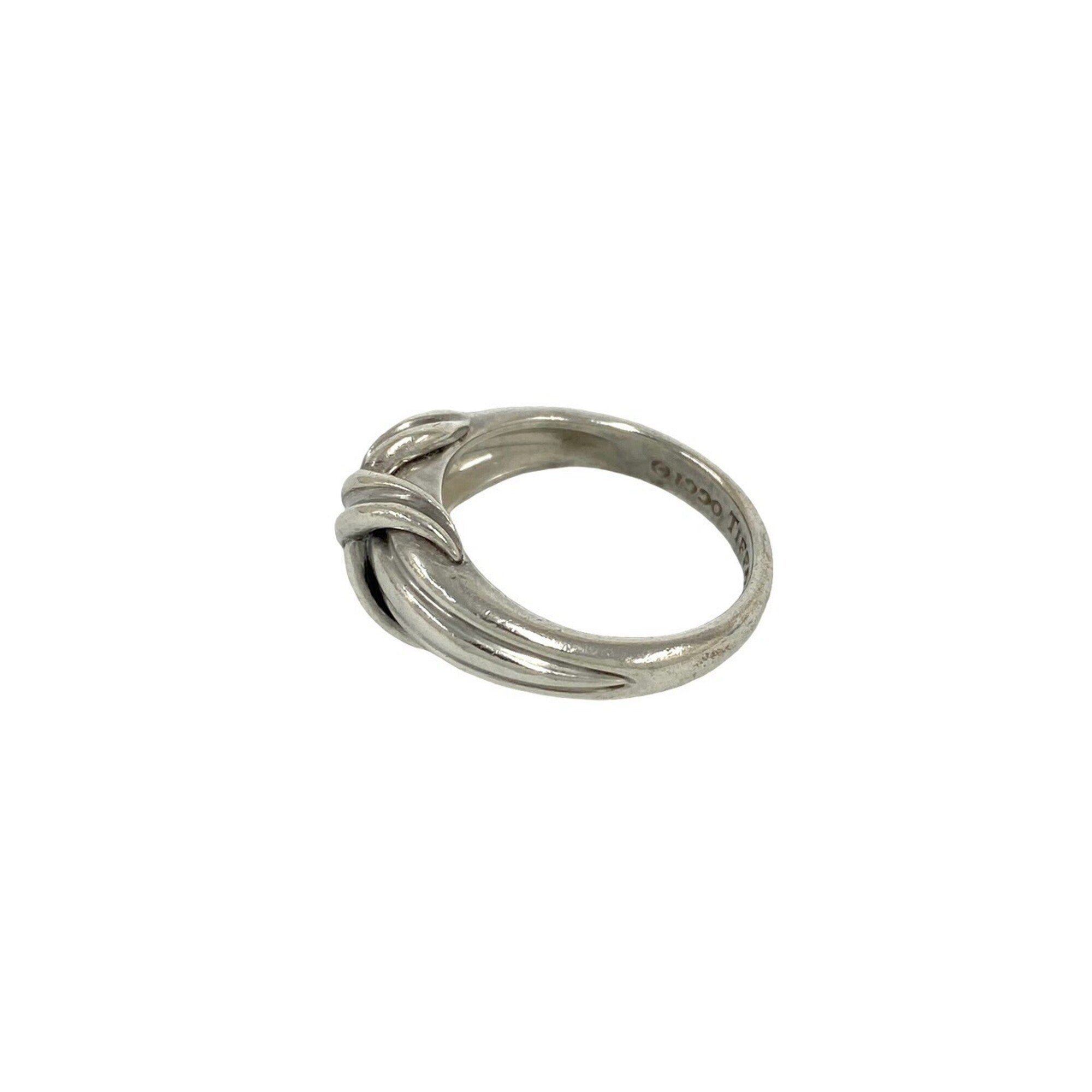 Tiffany Silver Silver 925 Band Ring (Pre-Owned)