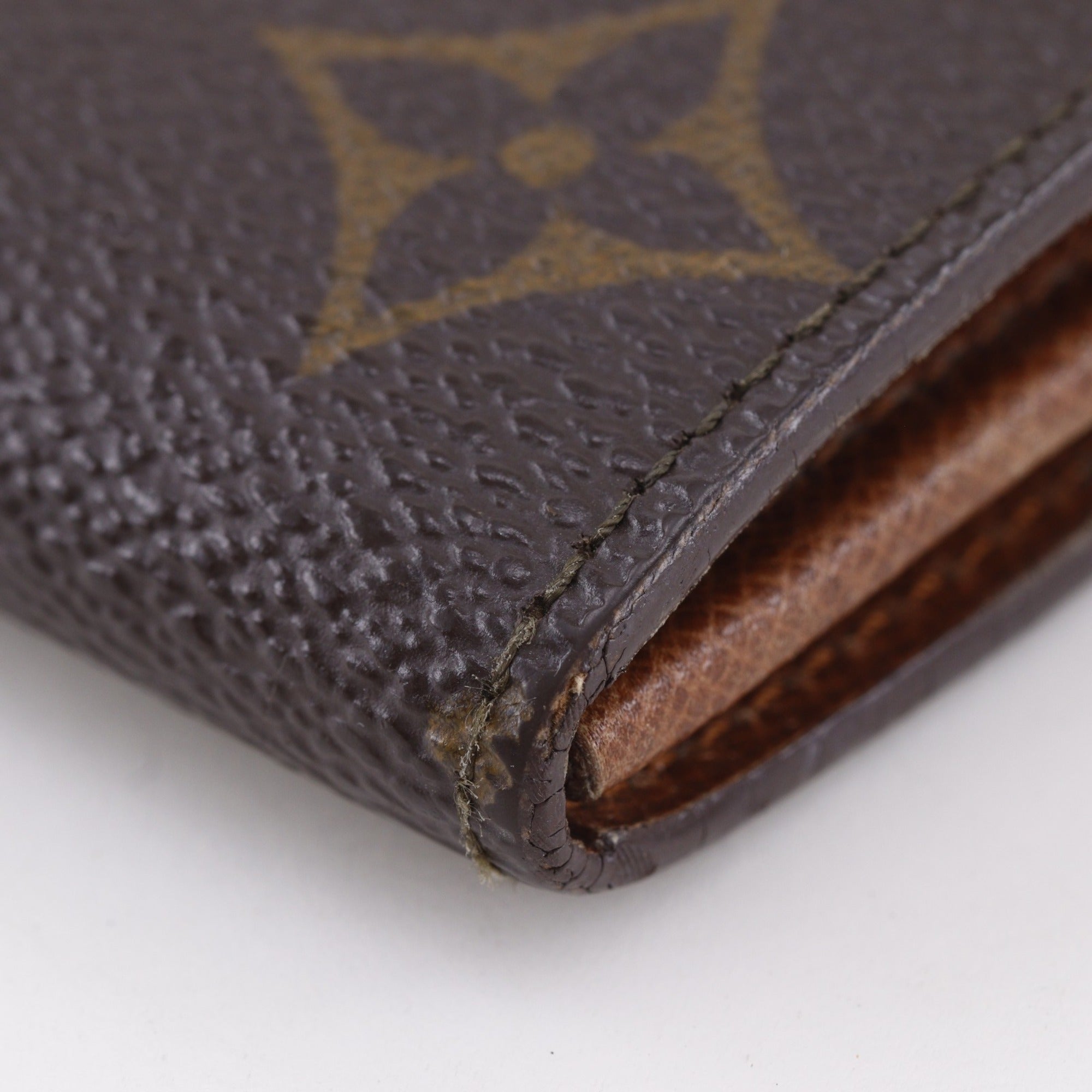 Louis Vuitton Monogram Brown Monogram Long Wallet (Bi-Fold) (Pre-Owned)